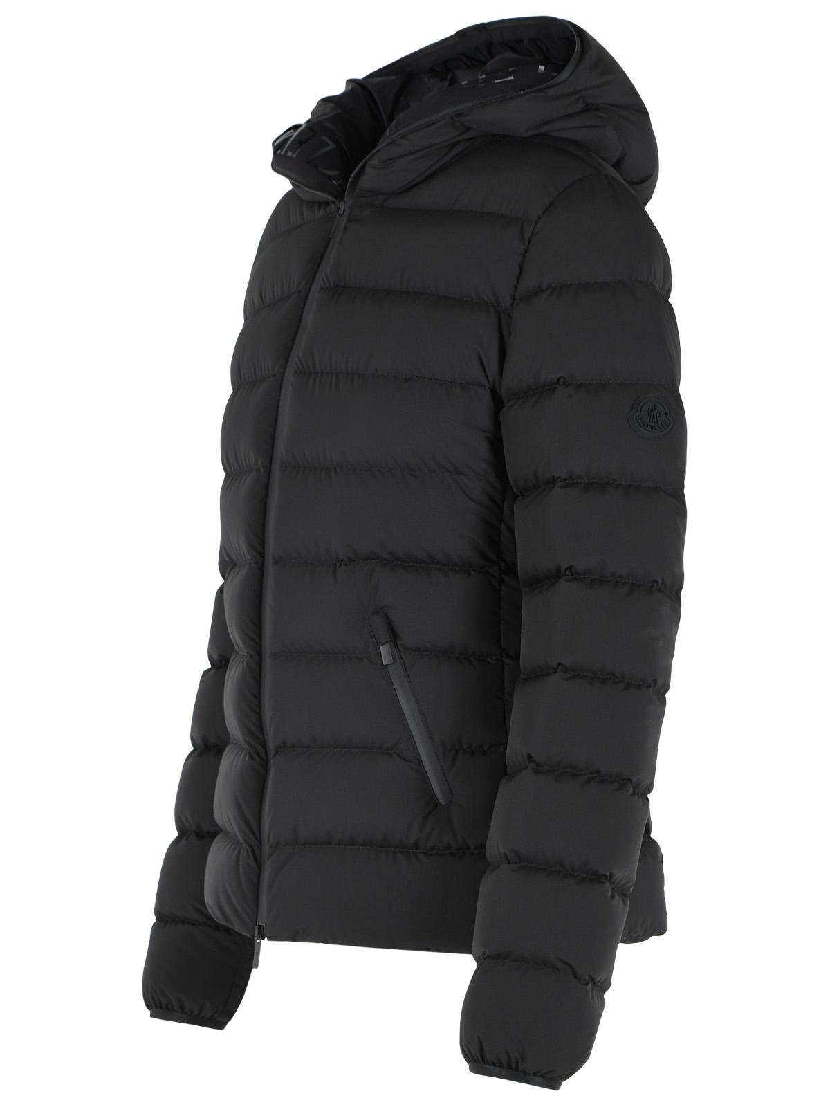 Moncler 'Herbes' Matt Black Polyester Down Jacket Women MONCLER