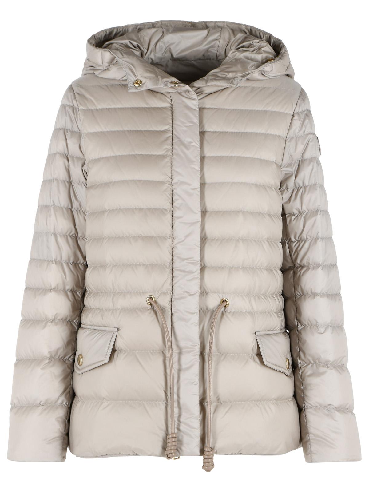 Moncler 'Raies' Light Beige Polyamide Down Jacket Women MONCLER