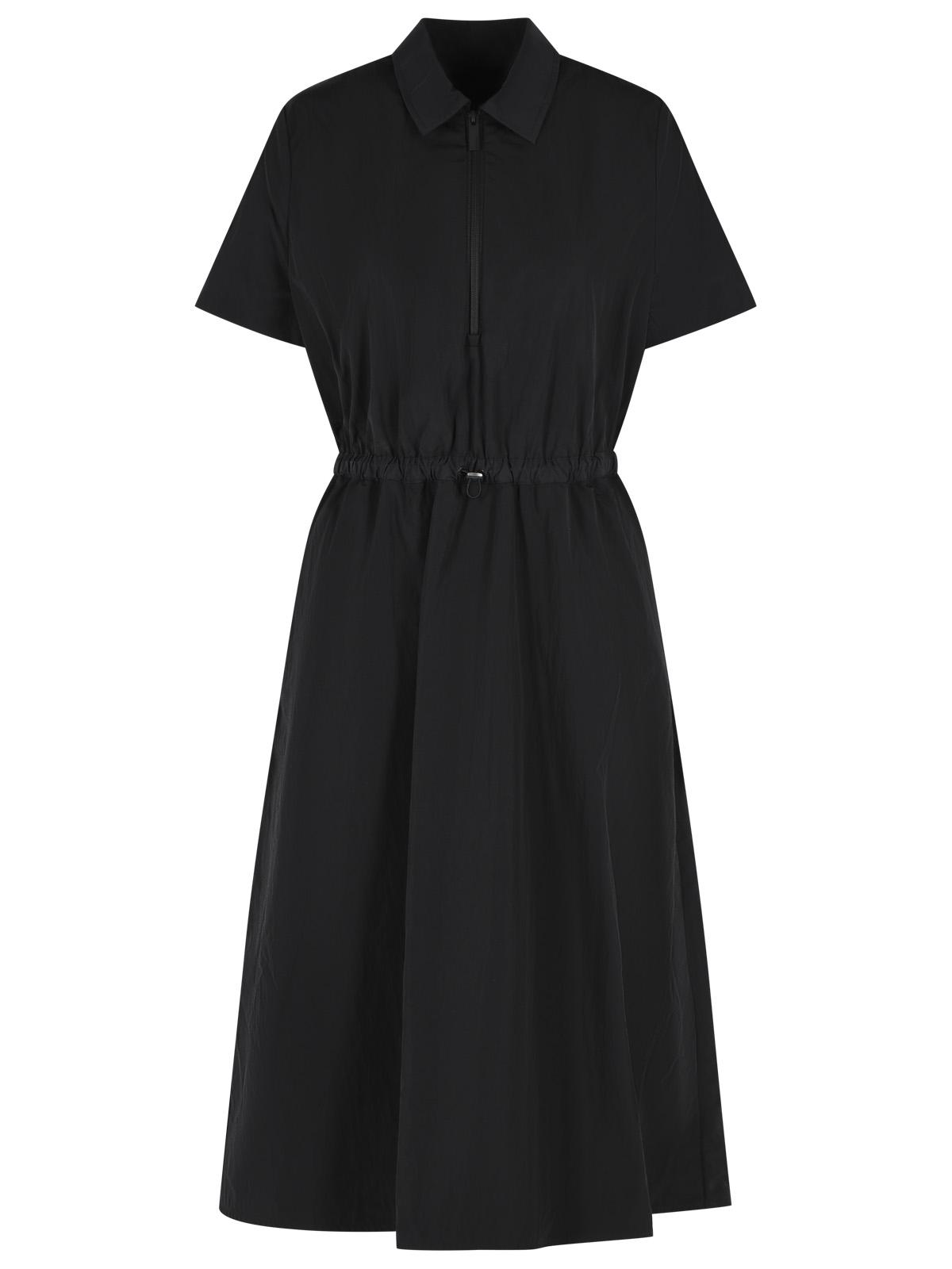 Moncler 'Midi' Black Polyamide Dress Women MONCLER