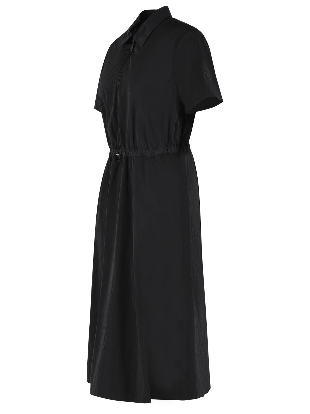 Moncler 'Midi' Black Polyamide Dress Women MONCLER