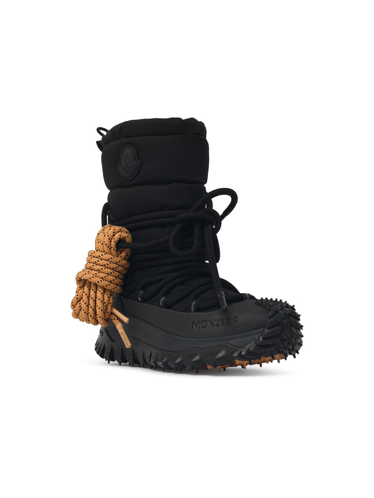 Moncler 'Trailgrip Après' Black Stretch Nylon High Boots Women MONCLER