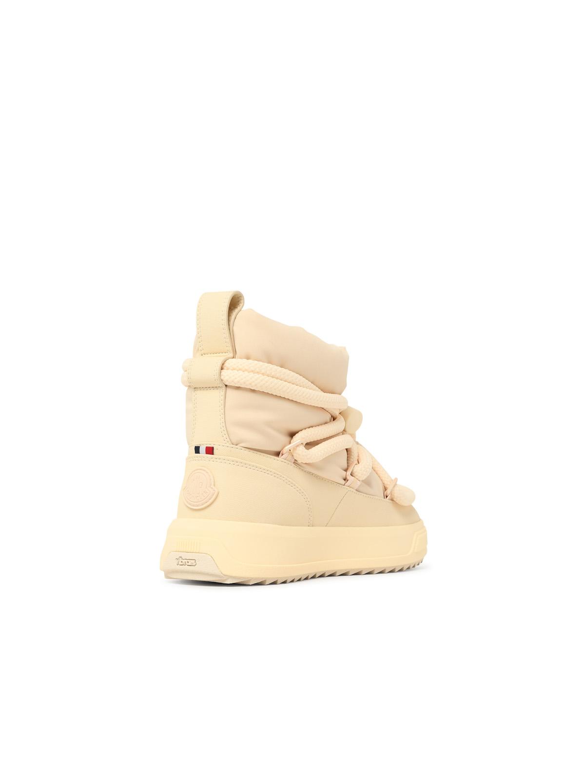 Moncler 'Altive Mid' Snow Boots In Cream Polyamide Blend Women MONCLER