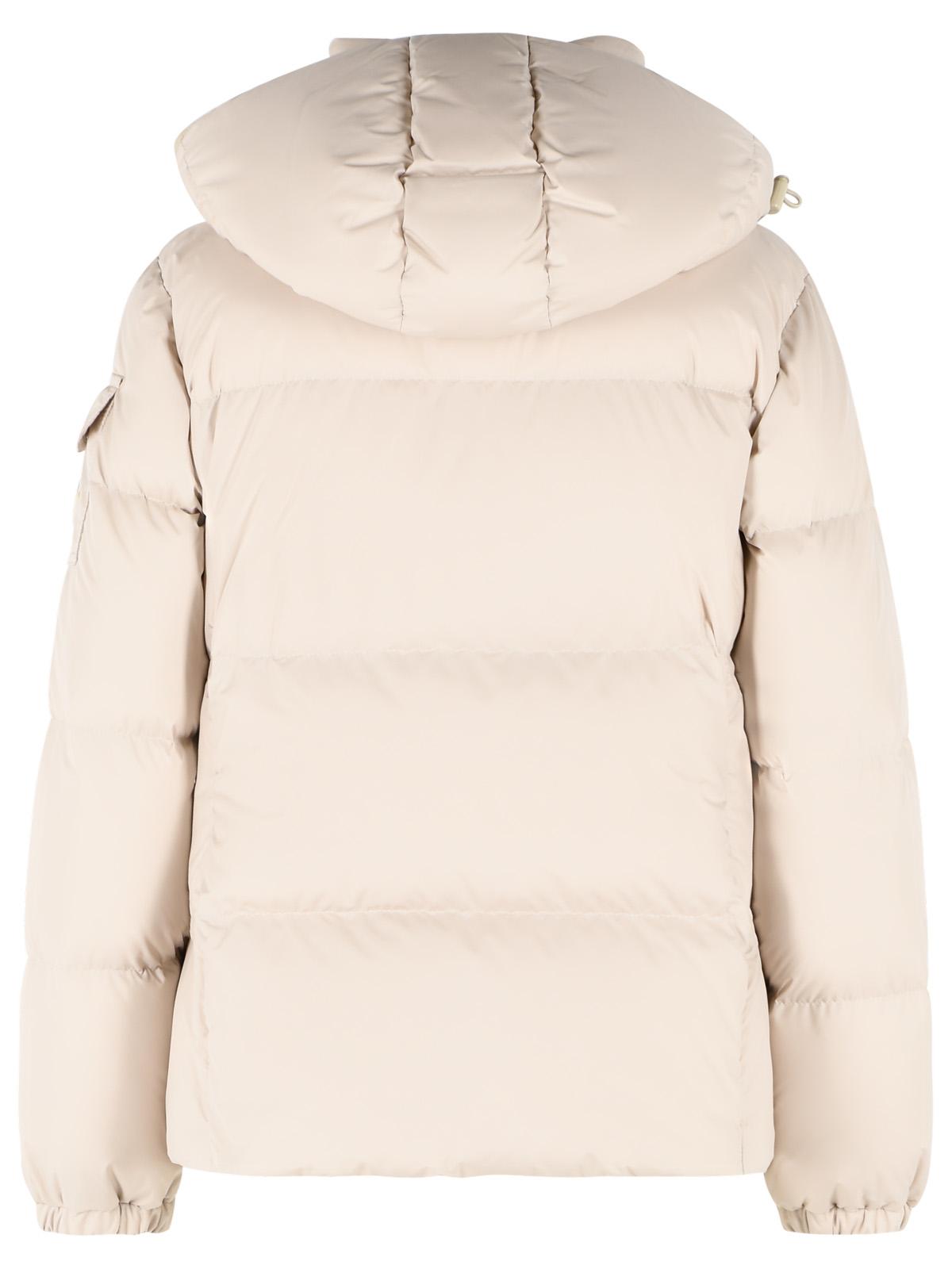 Moncler 'Fourmines' Cream Polyester Short Down Jacket Women MONCLER