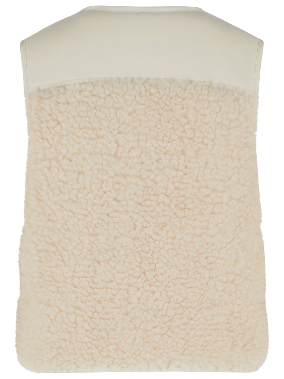Moncler Ivory White Polyester Vest Women MONCLER