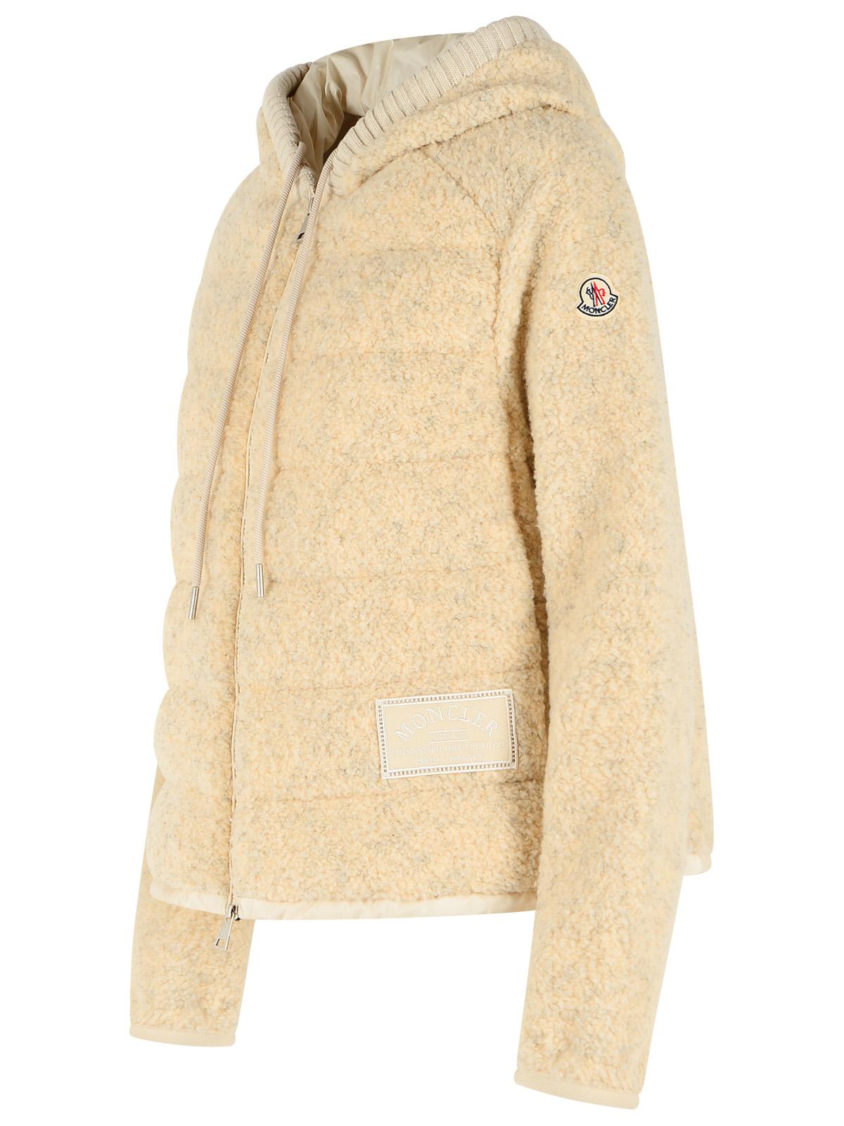 Moncler Beige Cotton Blend Sweater Women MONCLER