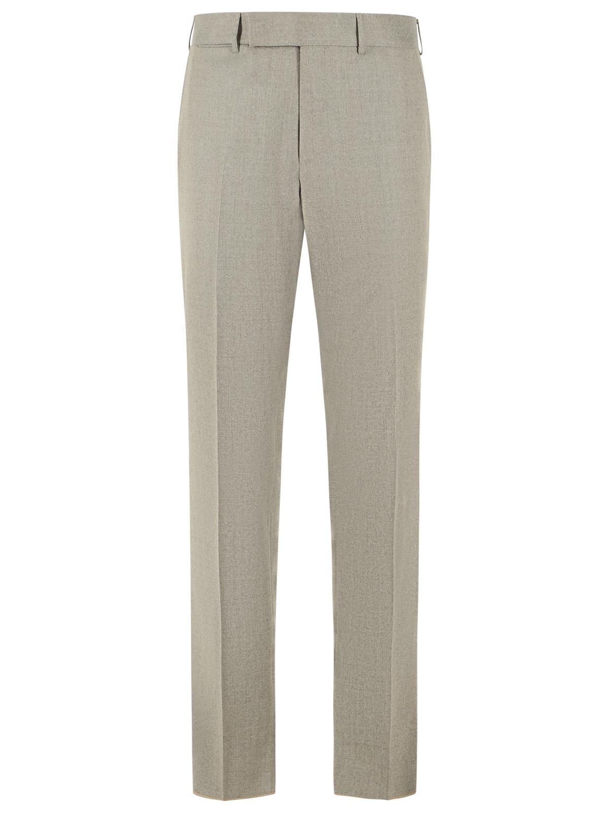 Zegna Beige Wool Trousers Men ZEGNA