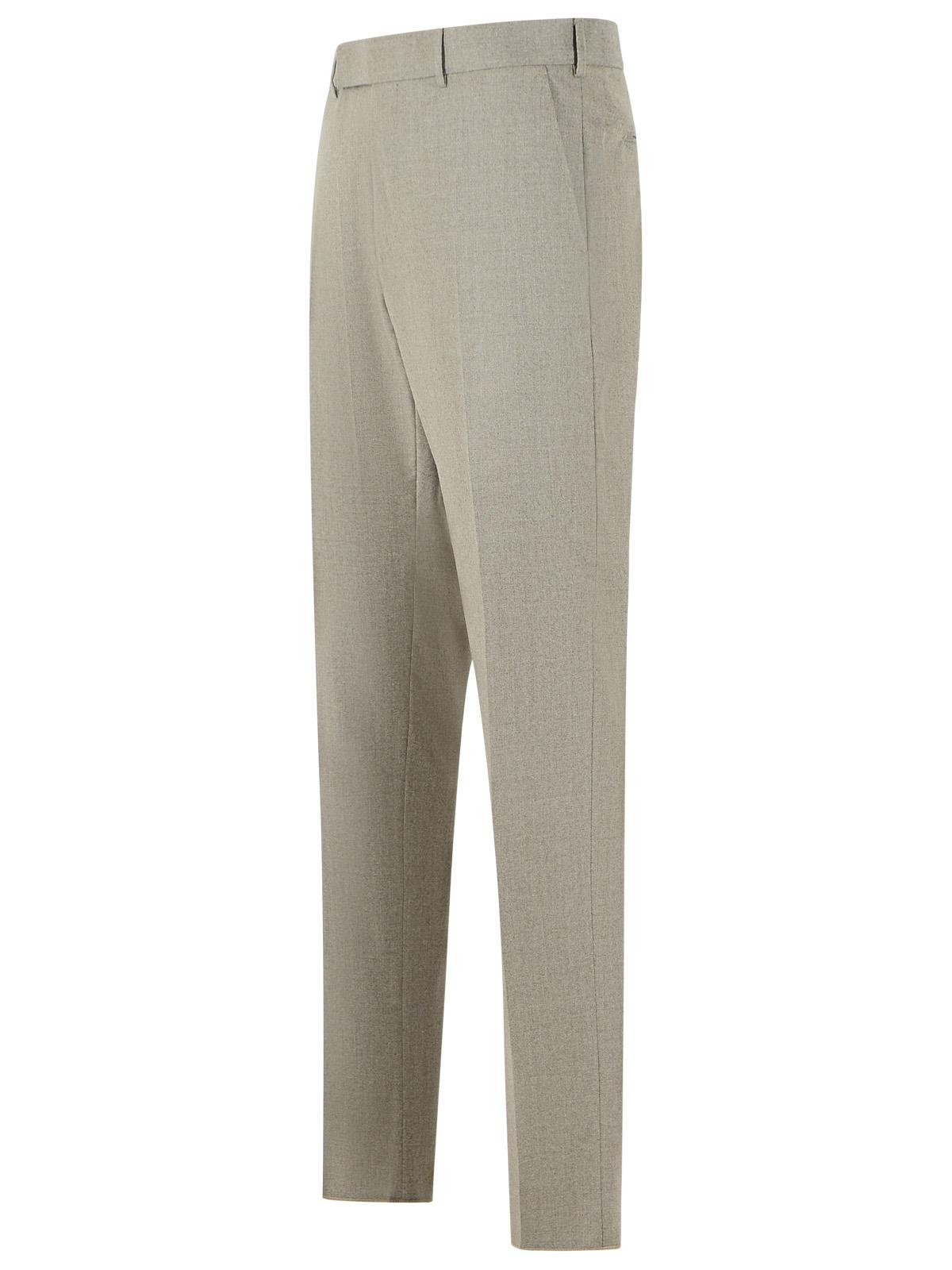 Zegna Beige Wool Trousers Men ZEGNA