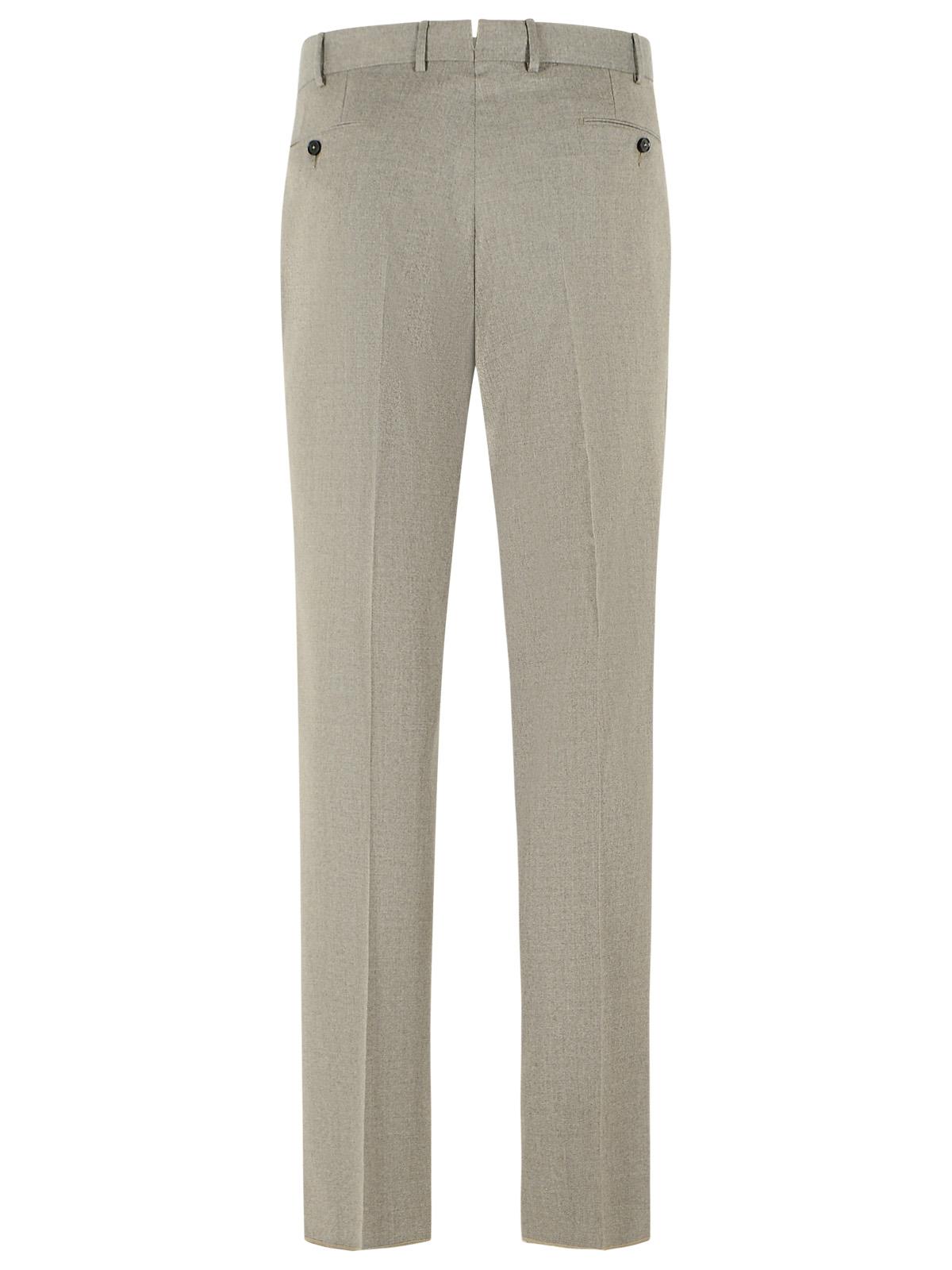 Zegna Beige Wool Trousers Men ZEGNA