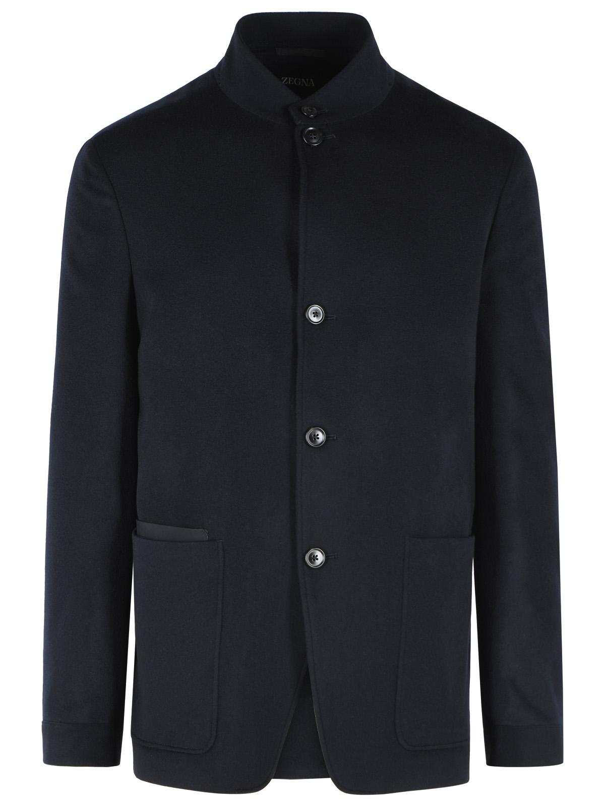 Zegna 'Oasi' Dark Blue Cashmere Blazer Men ZEGNA