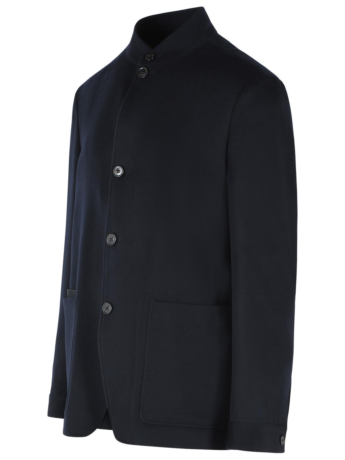 Zegna 'Oasi' Dark Blue Cashmere Blazer Men ZEGNA