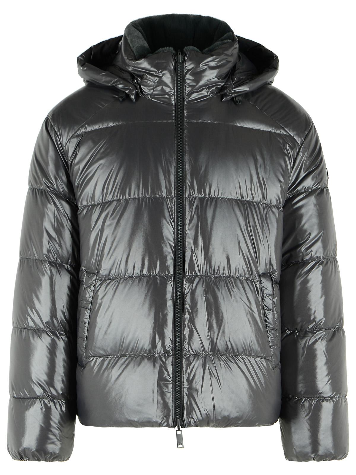 Moose Knuckles 'King' Reversible Grey Nylon And Polyester Down Jacket Men MOOSE KNUCKLES