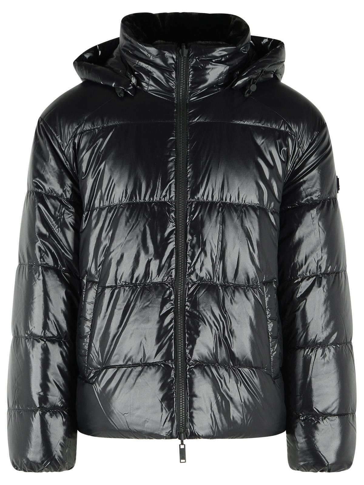 Moose Knuckles 'King' Reversible Black Nylon And Polyester Down Jacket Men MOOSE KNUCKLES