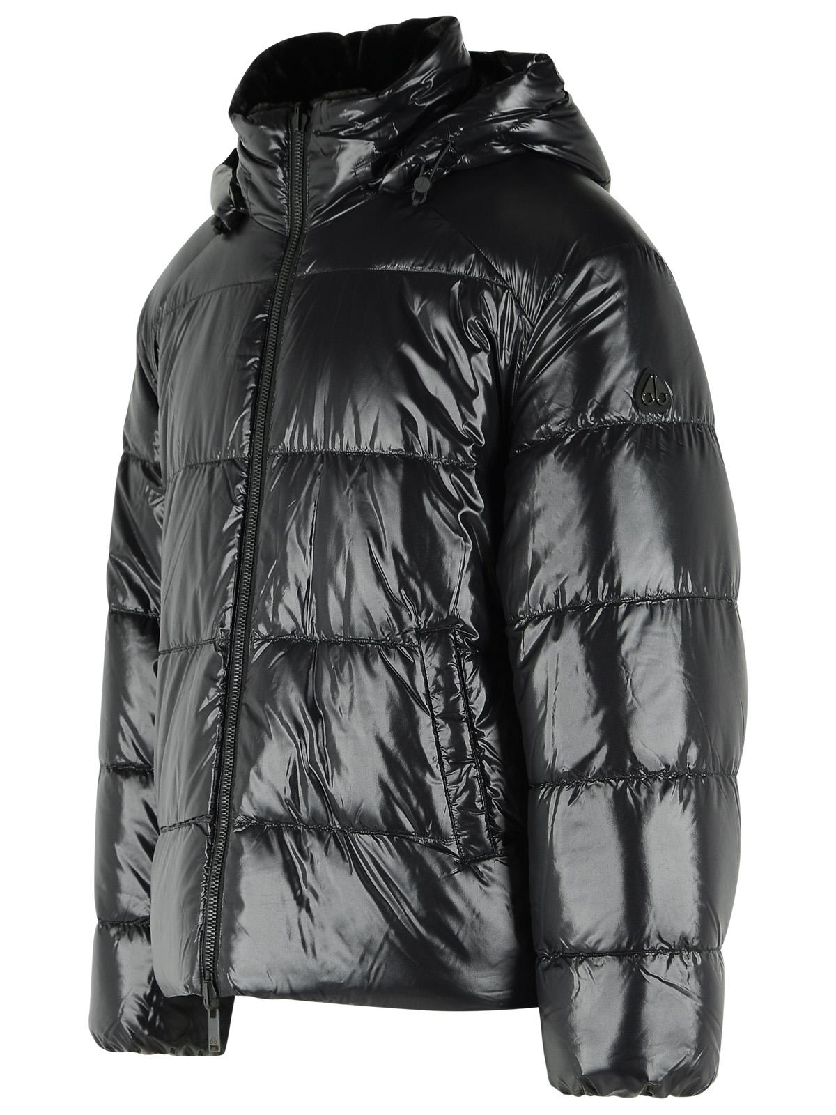 Moose Knuckles 'King' Reversible Black Nylon And Polyester Down Jacket Men MOOSE KNUCKLES