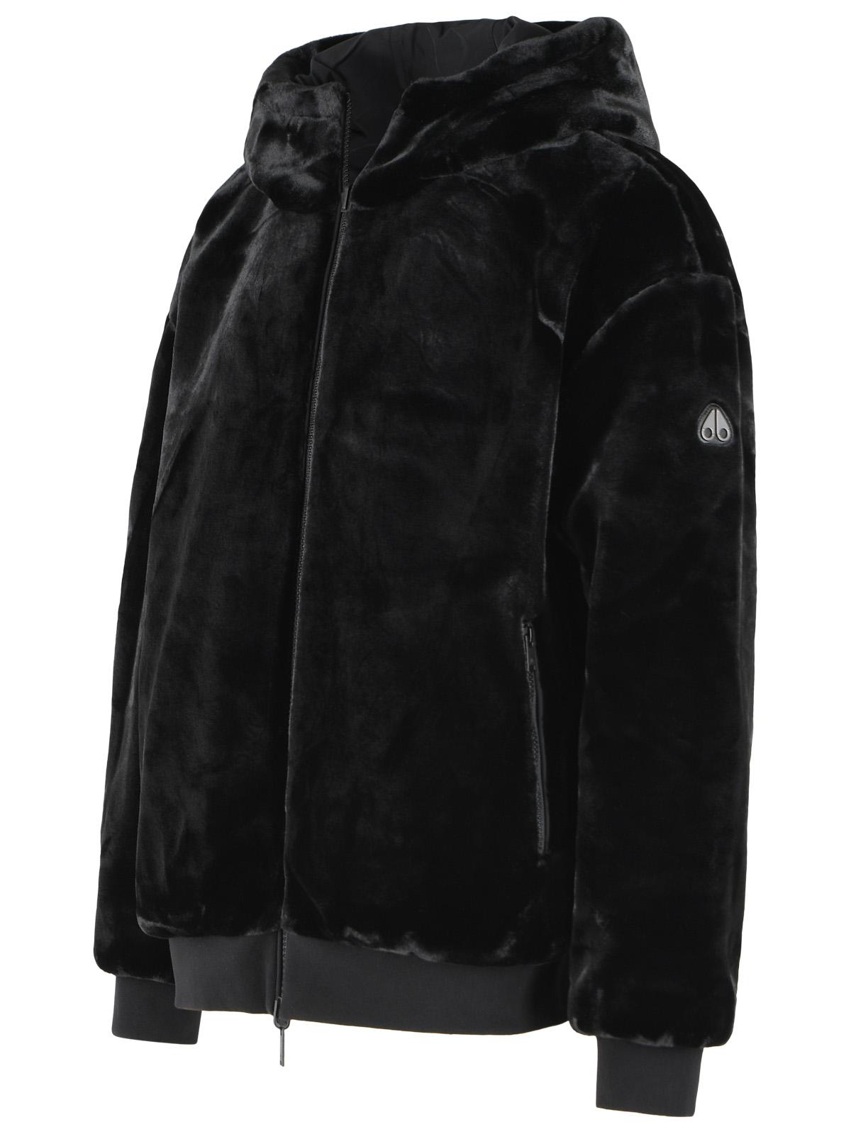 Moose Knuckles 'Bunny' Black Polyester Reversible Jacket Men MOOSE KNUCKLES