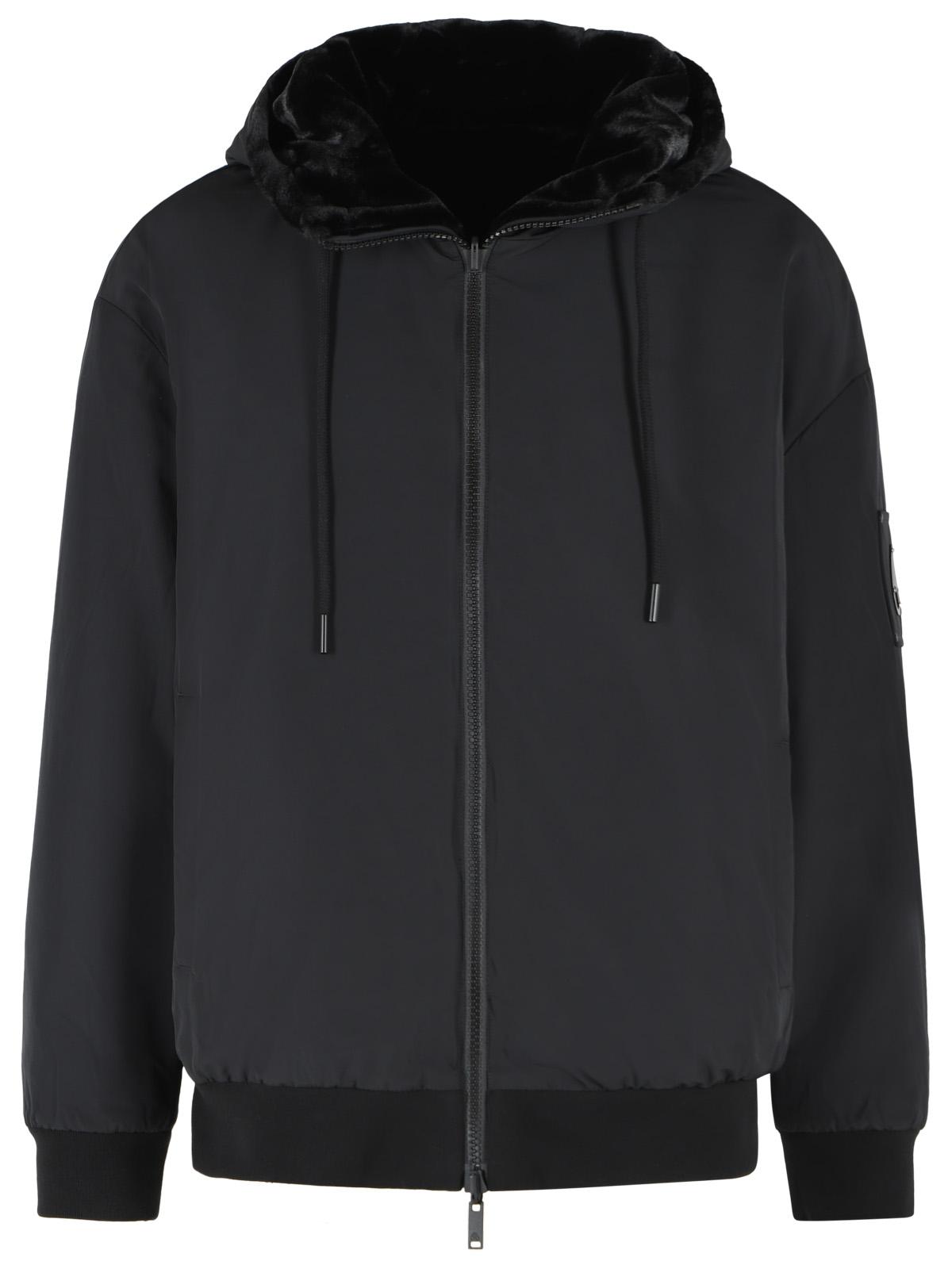 Moose Knuckles 'Bunny' Black Polyester Reversible Jacket Men MOOSE KNUCKLES
