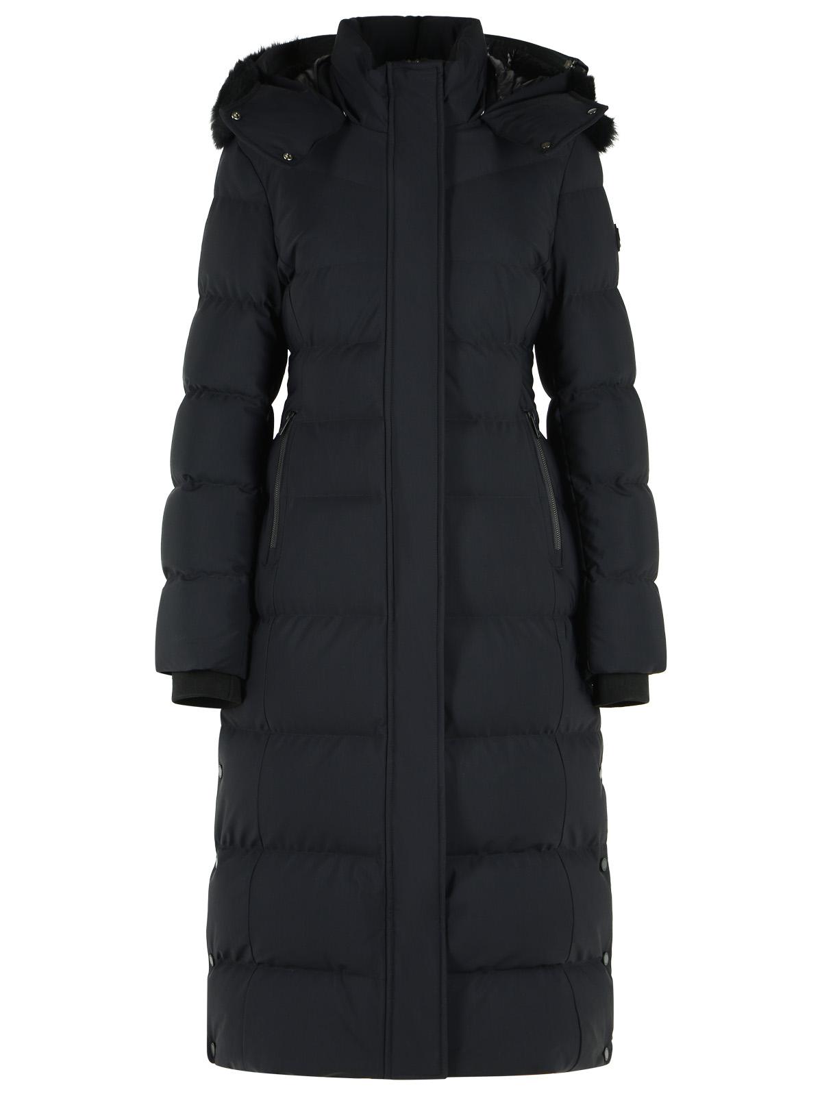 Moose Knuckles 'Jocada' Long Parka In Black Nylon Blend Women MOOSE KNUCKLES