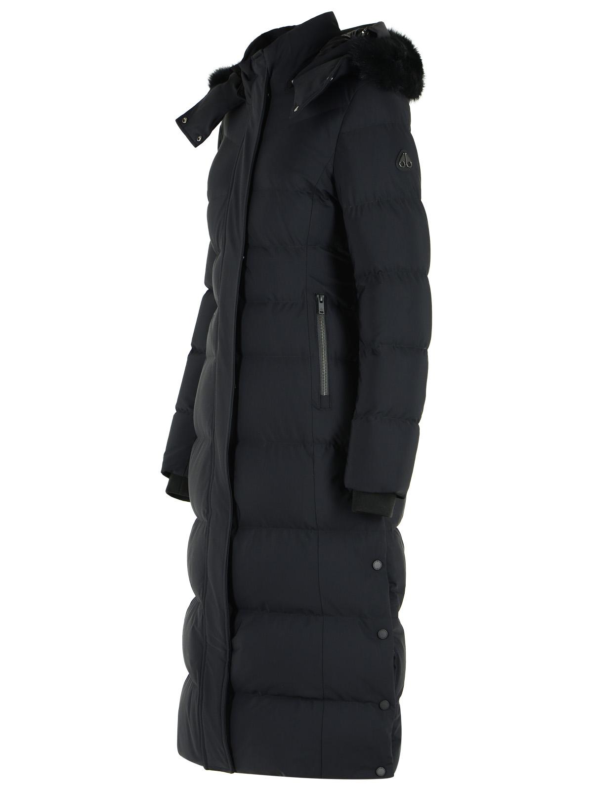 Moose Knuckles 'Jocada' Long Parka In Black Nylon Blend Women MOOSE KNUCKLES