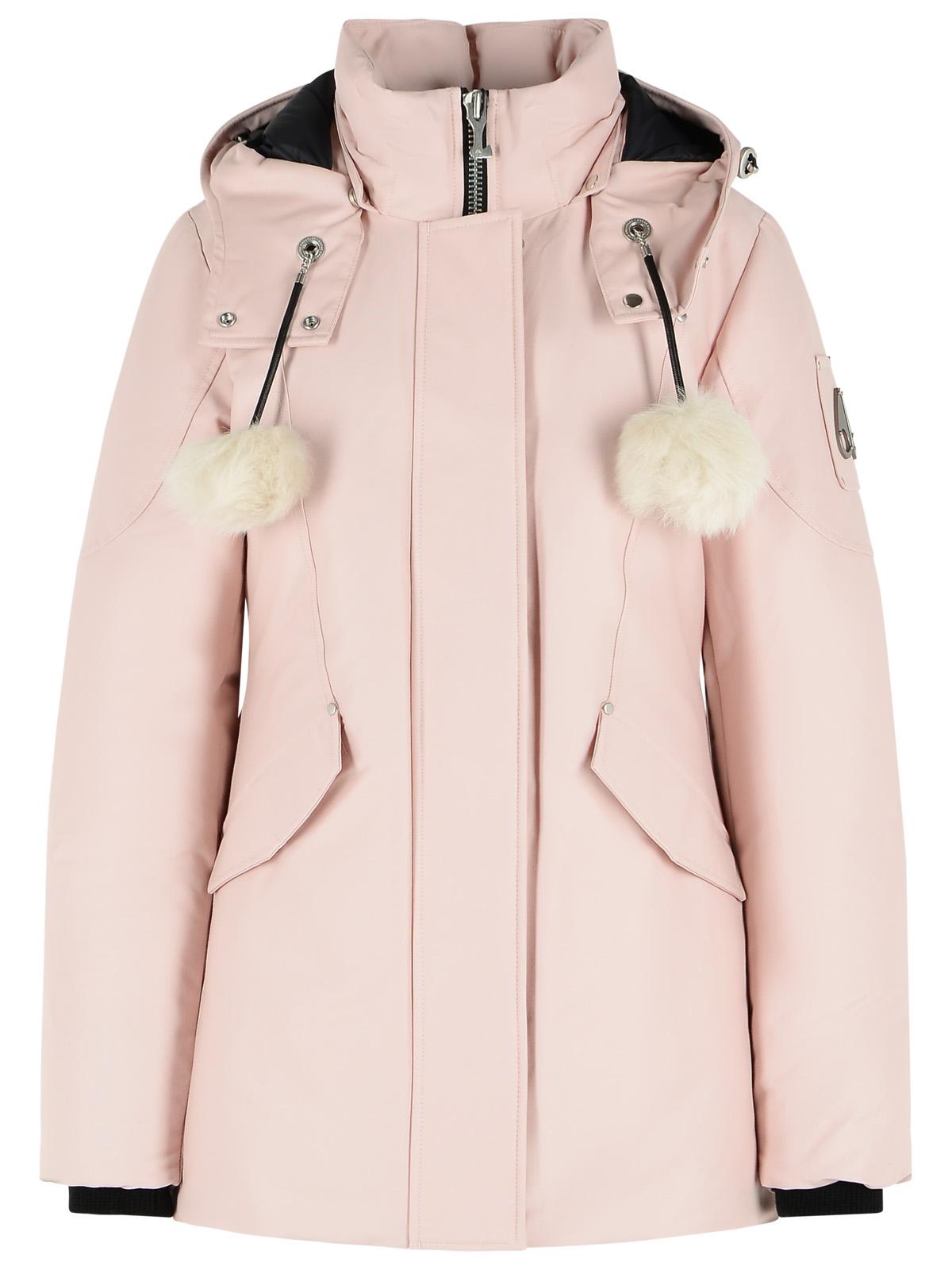 Moose Knuckles 'Original 3Q 2.0' Pink Cotton Blend Down Jacket Women MOOSE KNUCKLES