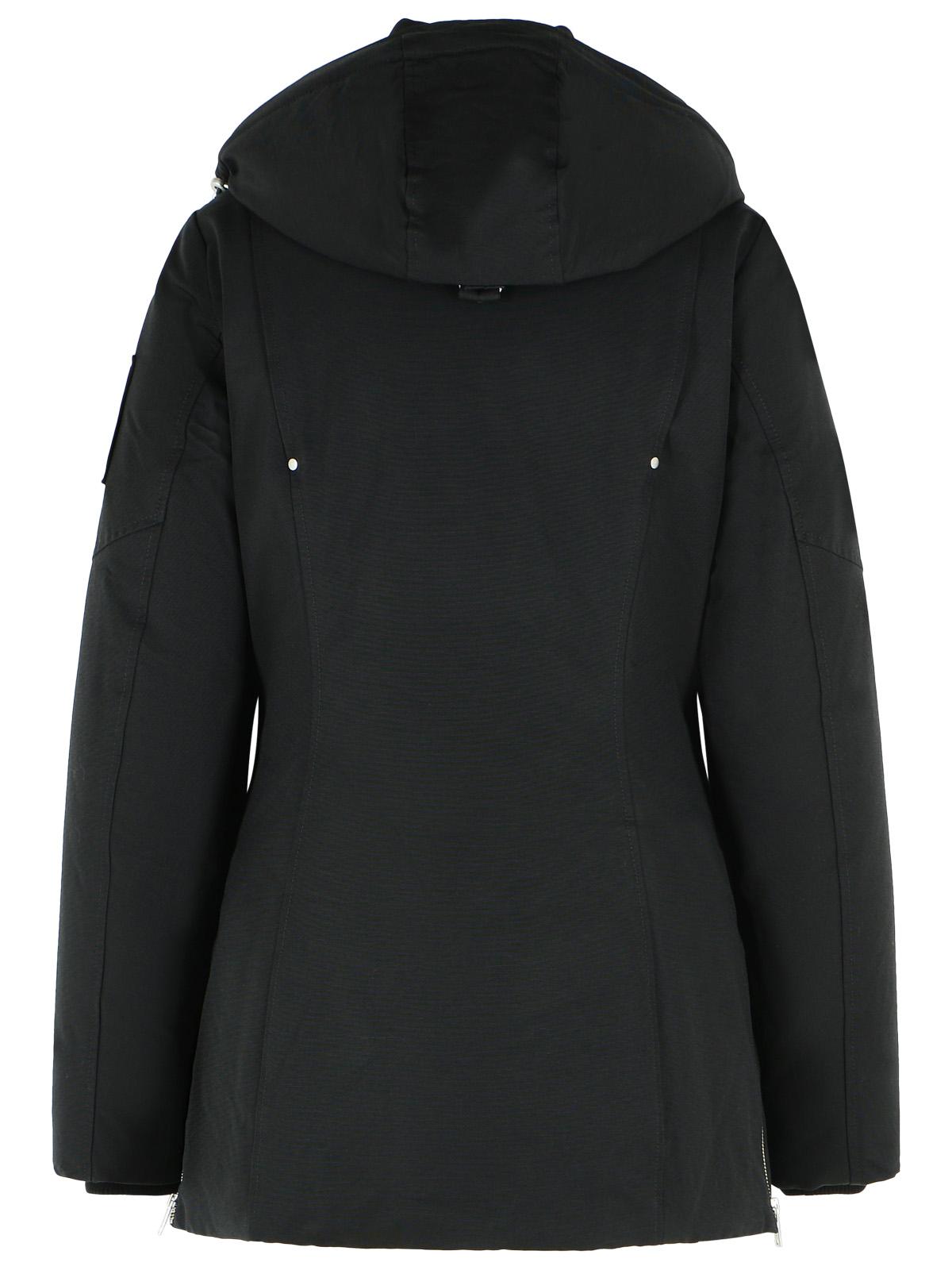 Moose Knuckles 'Original 3Q 2.0' Black Cotton Blend Down Jacket Women MOOSE KNUCKLES