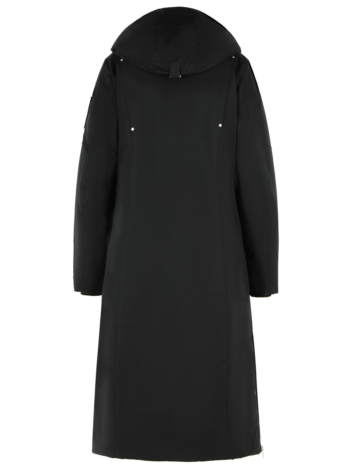 Moose Knuckles 'Original Stirling' Long Parka In Black Cotton Blend Women MOOSE KNUCKLES