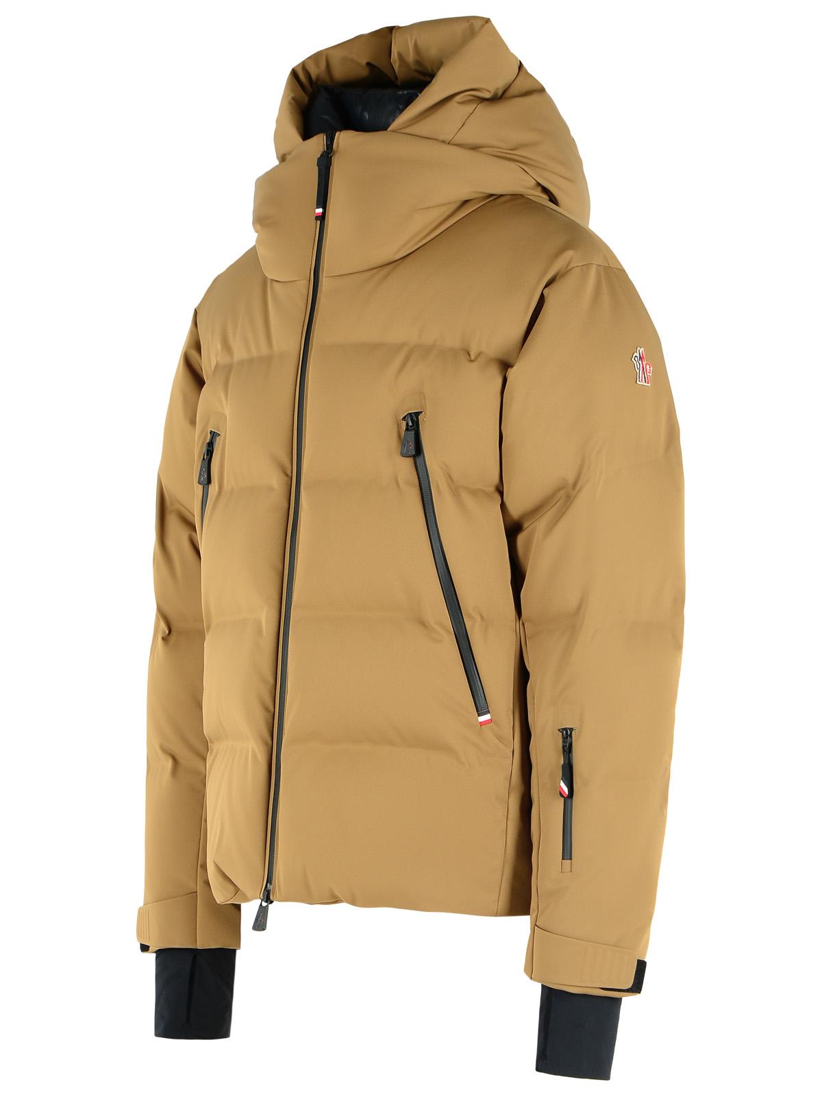 Moncler Grenoble Insulating 'Fellberg' Ski Jacket With Beige Polyamide Hood Men MONCLER GRENOBLE