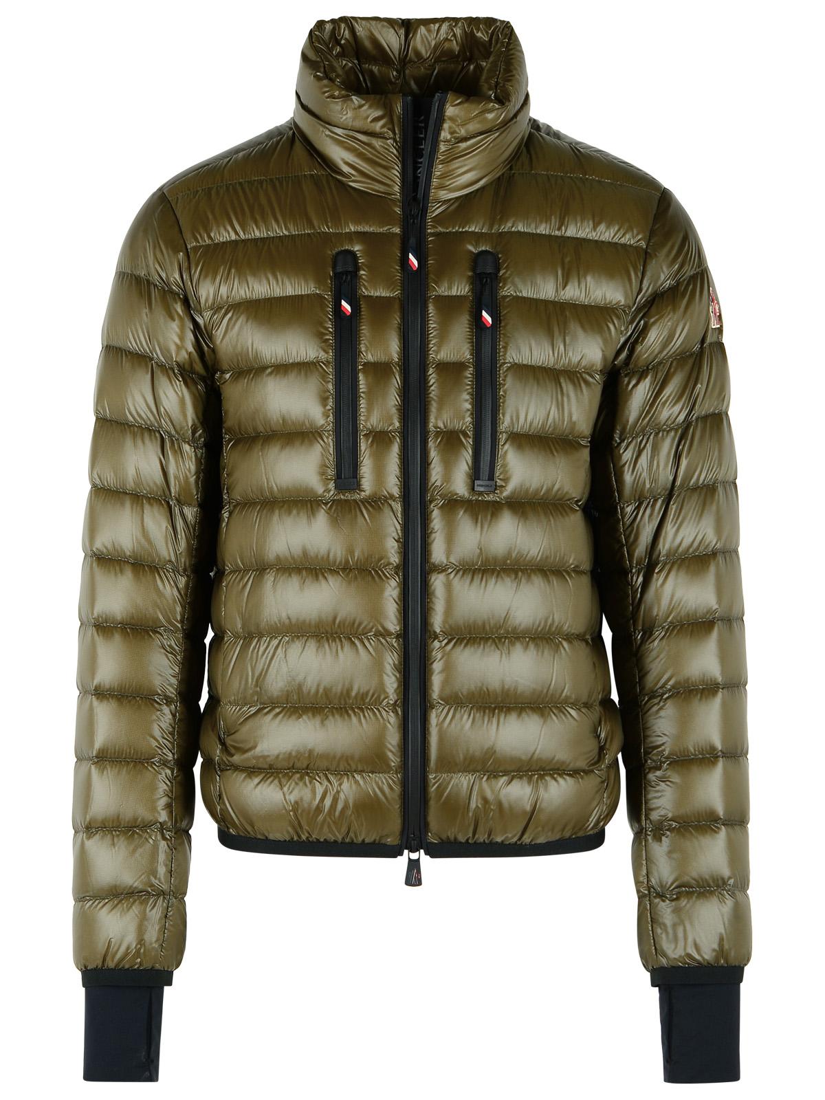 Moncler Grenoble 'Hers' Foldable Insulating Ski Jacket In Olive Green Polyamide Men MONCLER GRENOBLE