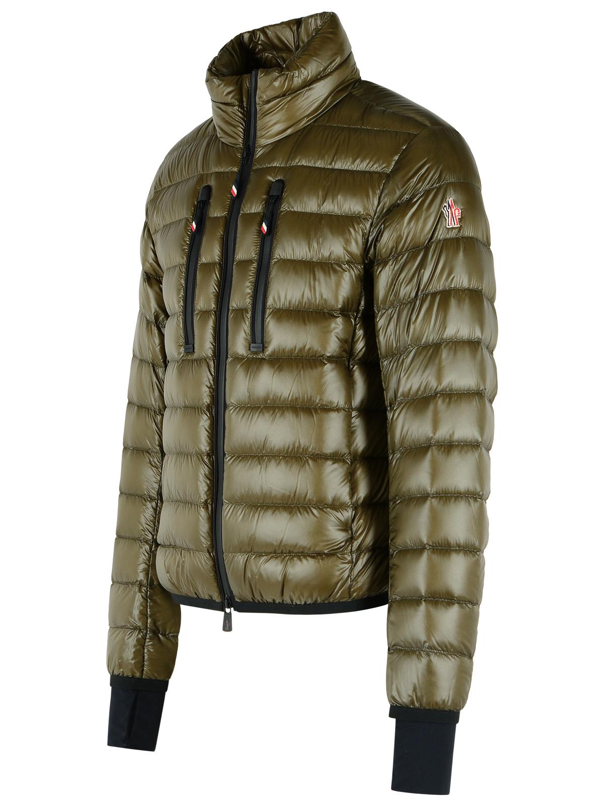 Moncler Grenoble 'Hers' Foldable Insulating Ski Jacket In Olive Green Polyamide Men MONCLER GRENOBLE