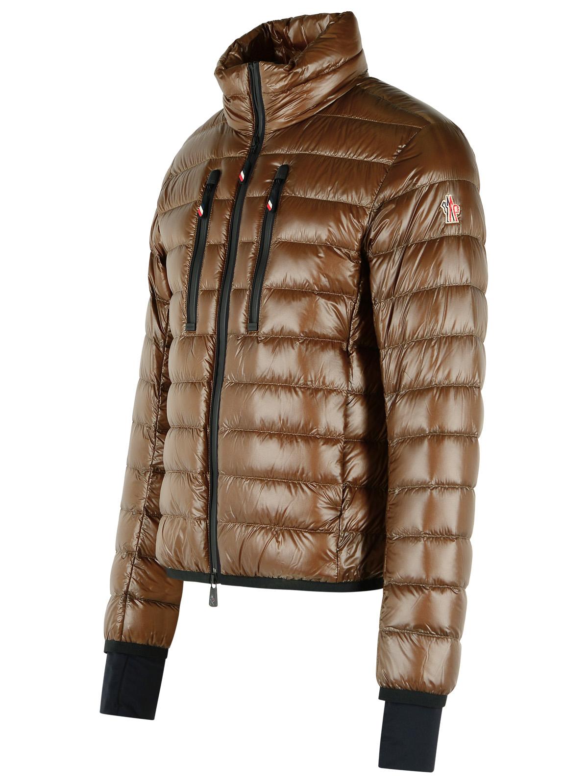 Moncler Grenoble 'Hers' Foldable Insulated Ski Jacket In Brown Polyamide Men MONCLER GRENOBLE