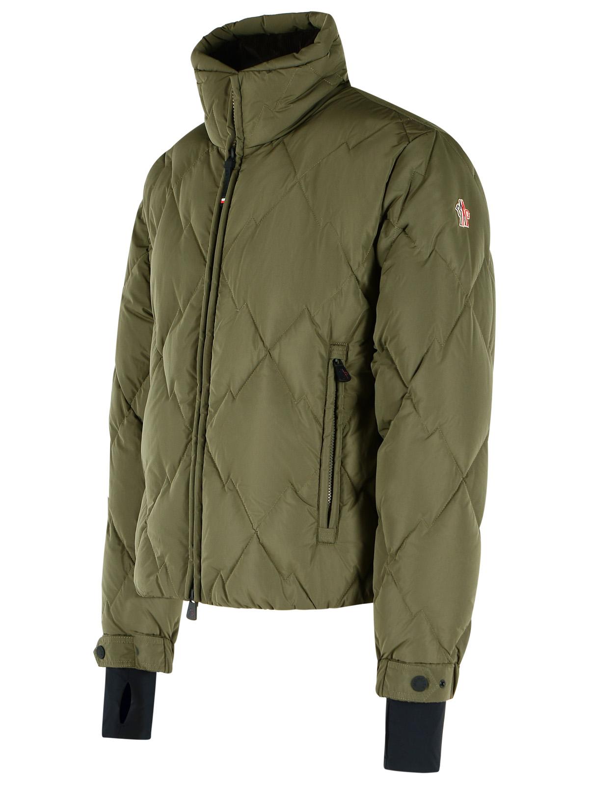 Moncler Grenoble 'Bramans' Olive Green Polyester Jacket Men MONCLER GRENOBLE