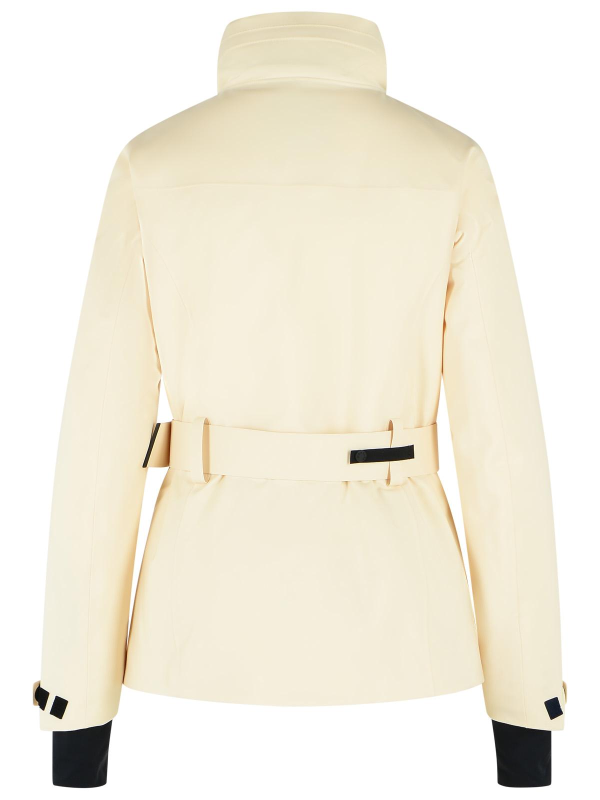 Moncler Grenoble 'Hainets' Insulating Ski Jacket In Ivory White Polyester Women MONCLER GRENOBLE