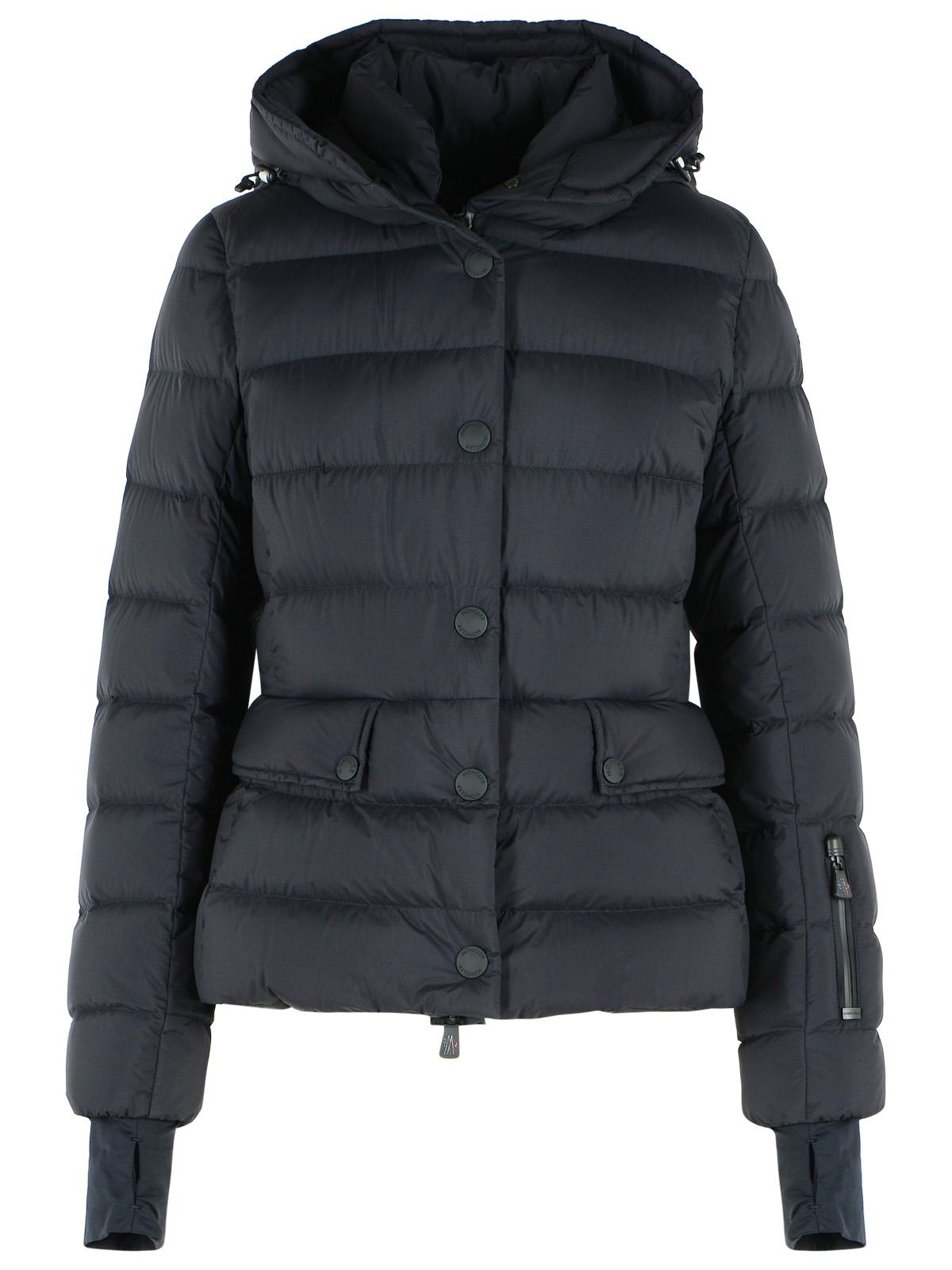 Moncler Grenoble 'Armoniques' Black Polyamide Hooded Ski Down Jacket Women MONCLER GRENOBLE