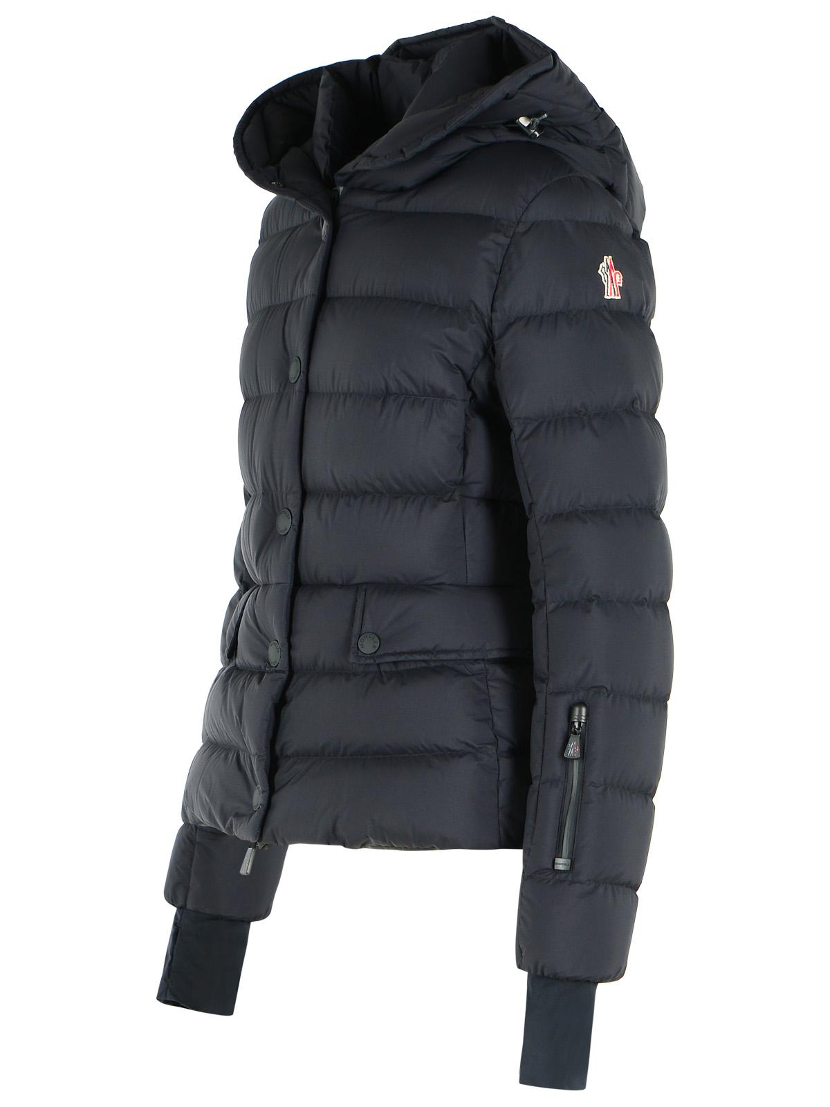 Moncler Grenoble 'Armoniques' Black Polyamide Hooded Ski Down Jacket Women MONCLER GRENOBLE