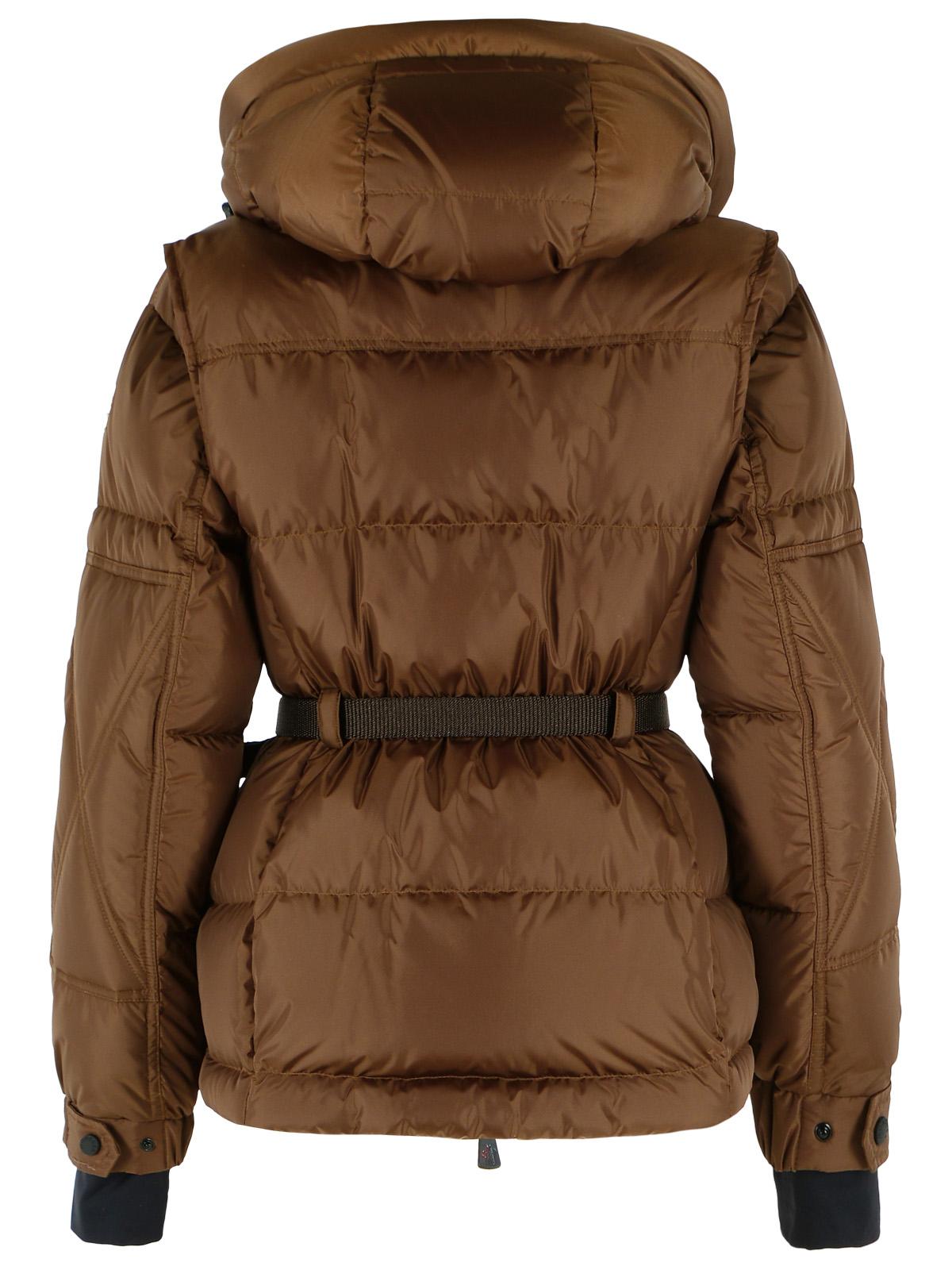 Moncler Grenoble 'Salastrains' Insulated Ski Jacket In Brown Polyamide Women MONCLER GRENOBLE