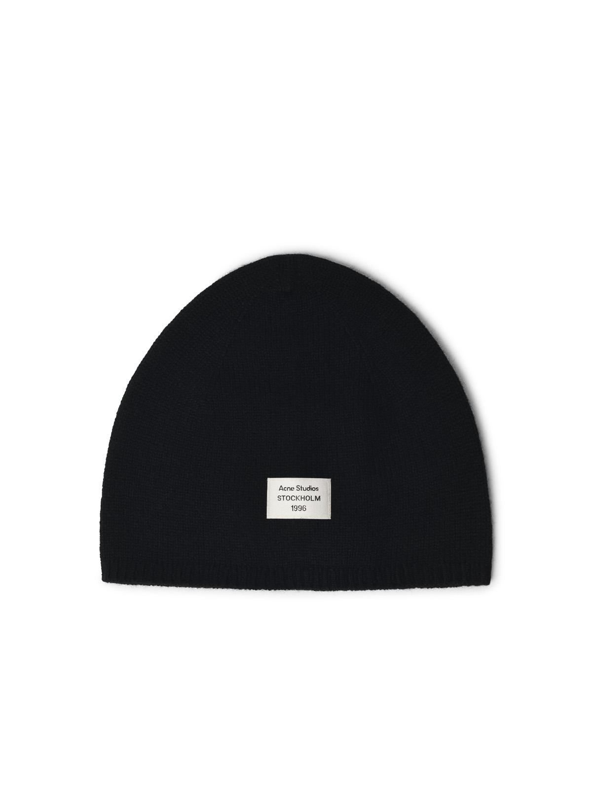 Acne Studios Black Cashmere Beanie Men ACNE STUDIOS
