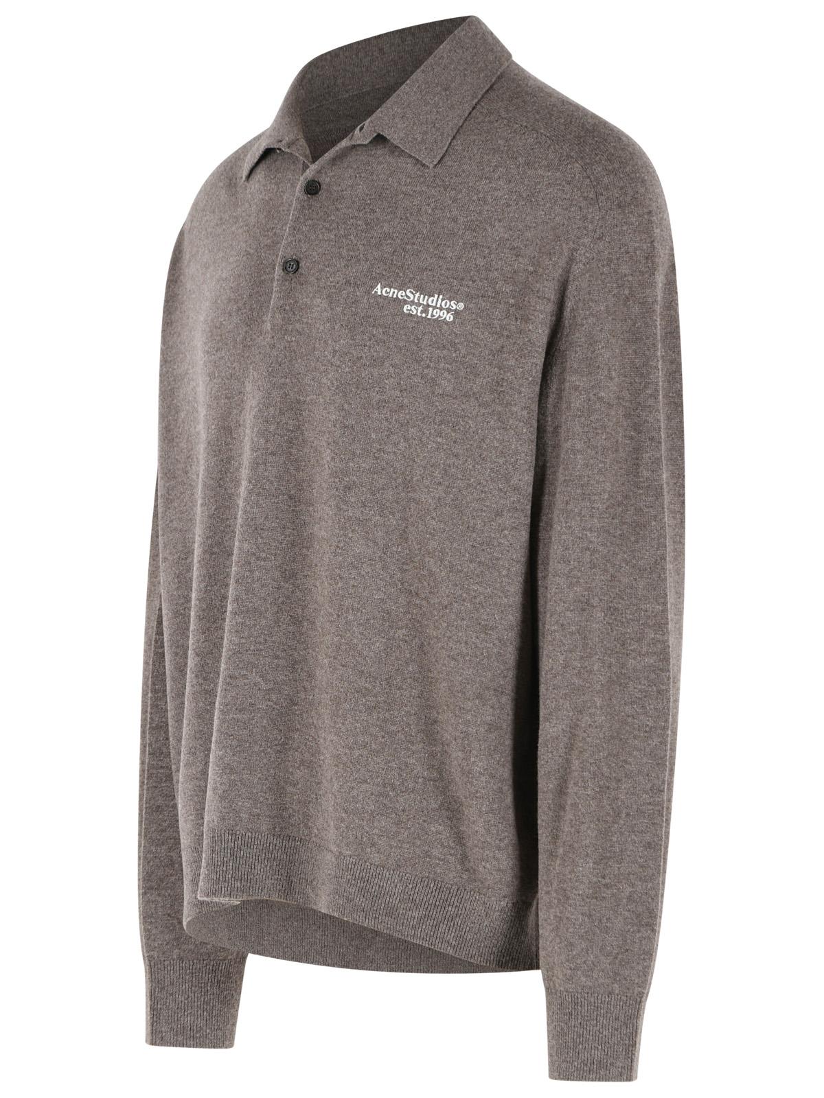 Acne Studios Brown Wool And Yak Blend Sweater Men ACNE STUDIOS
