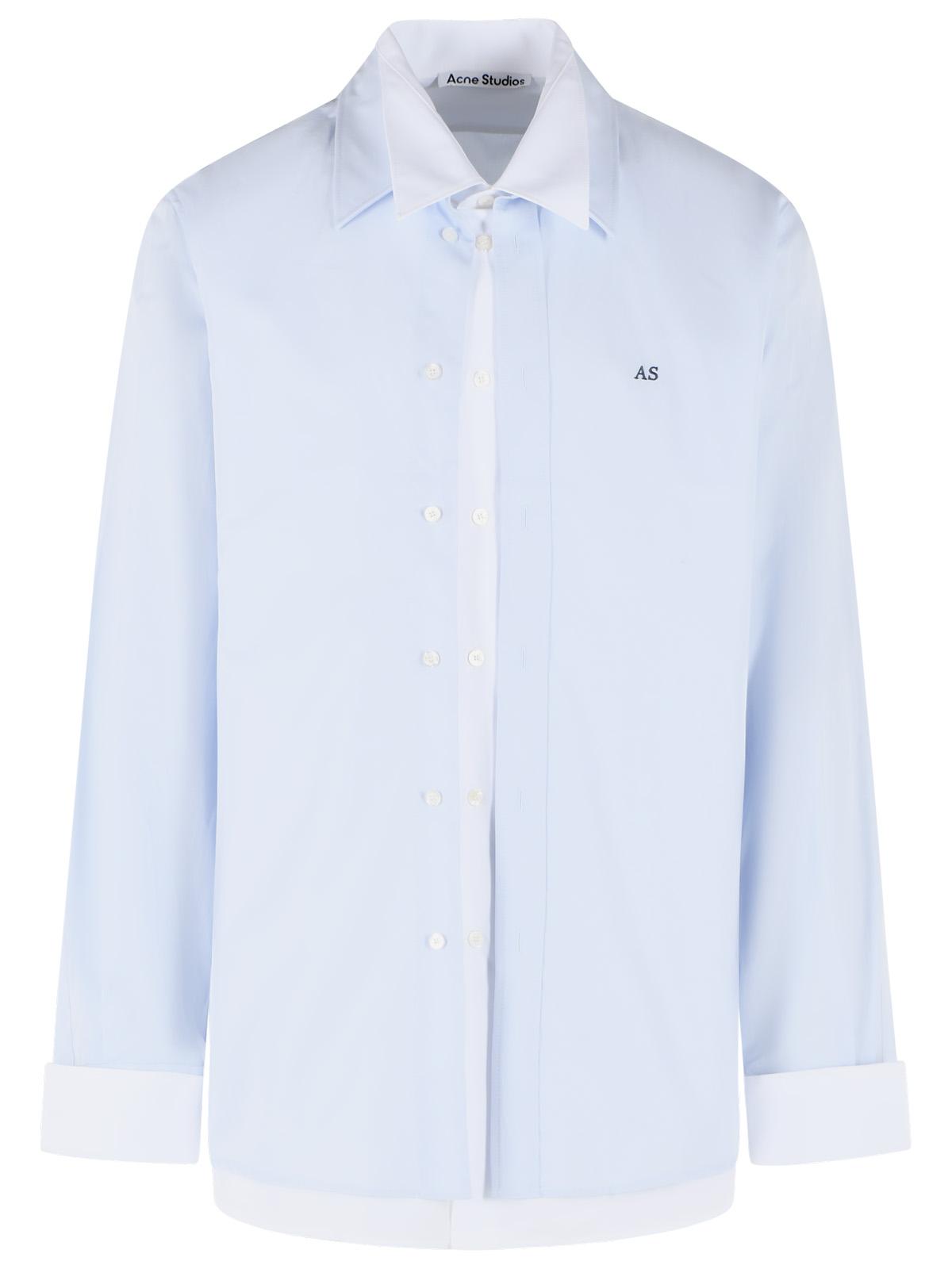 Acne Studios Light Blue Cotton Shirt Men ACNE STUDIOS