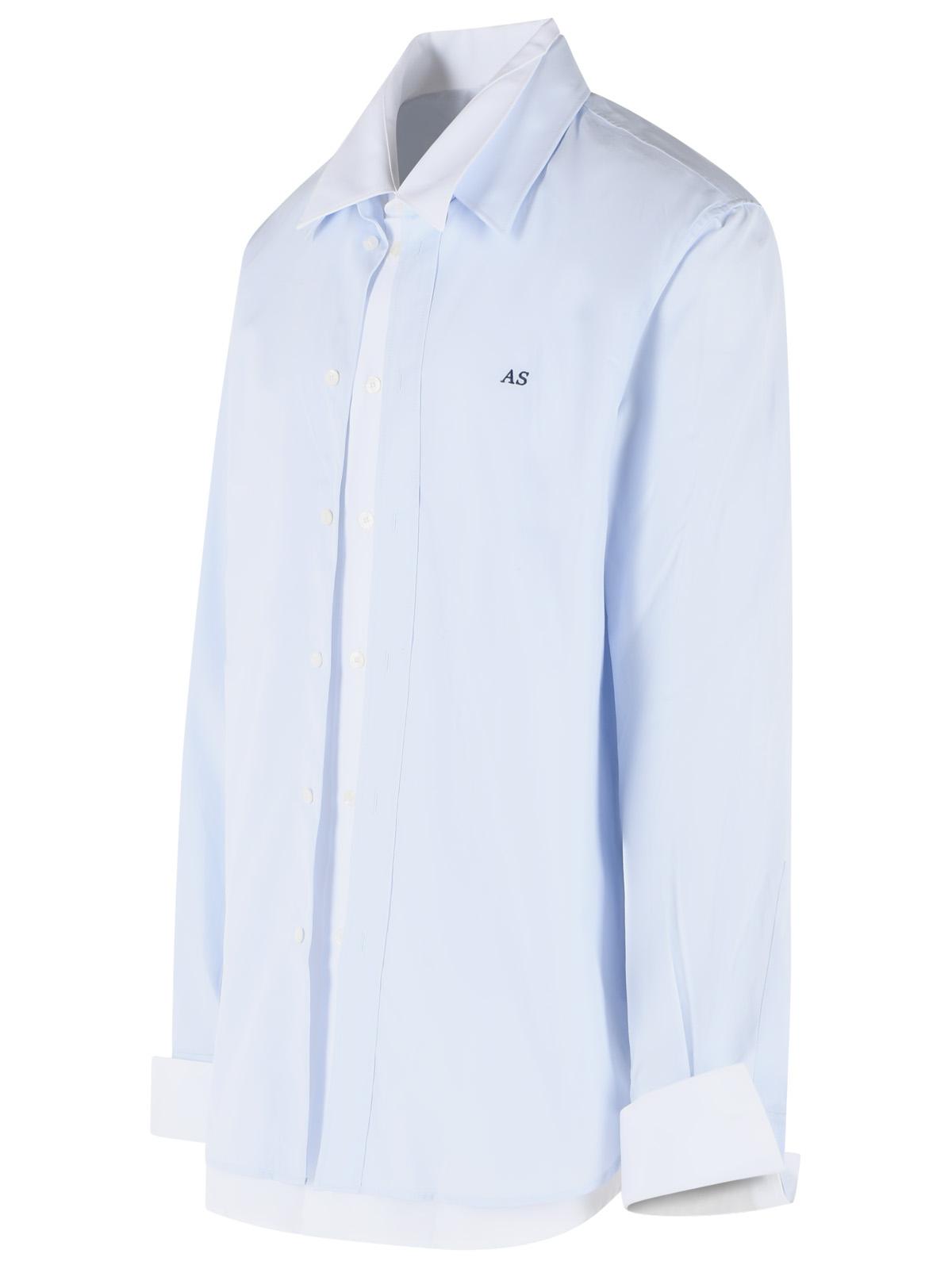 Acne Studios Light Blue Cotton Shirt Men ACNE STUDIOS