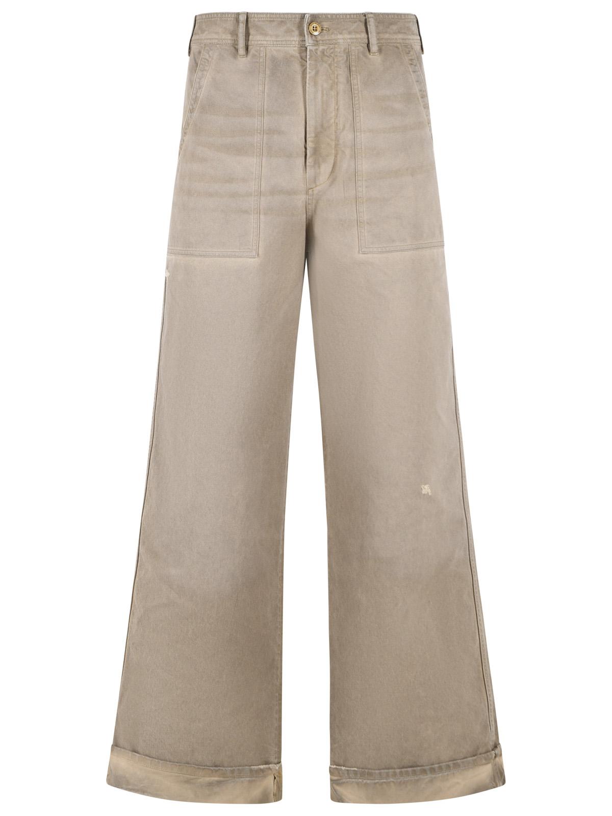 Acne Studios Beige Cotton Jeans Men ACNE STUDIOS