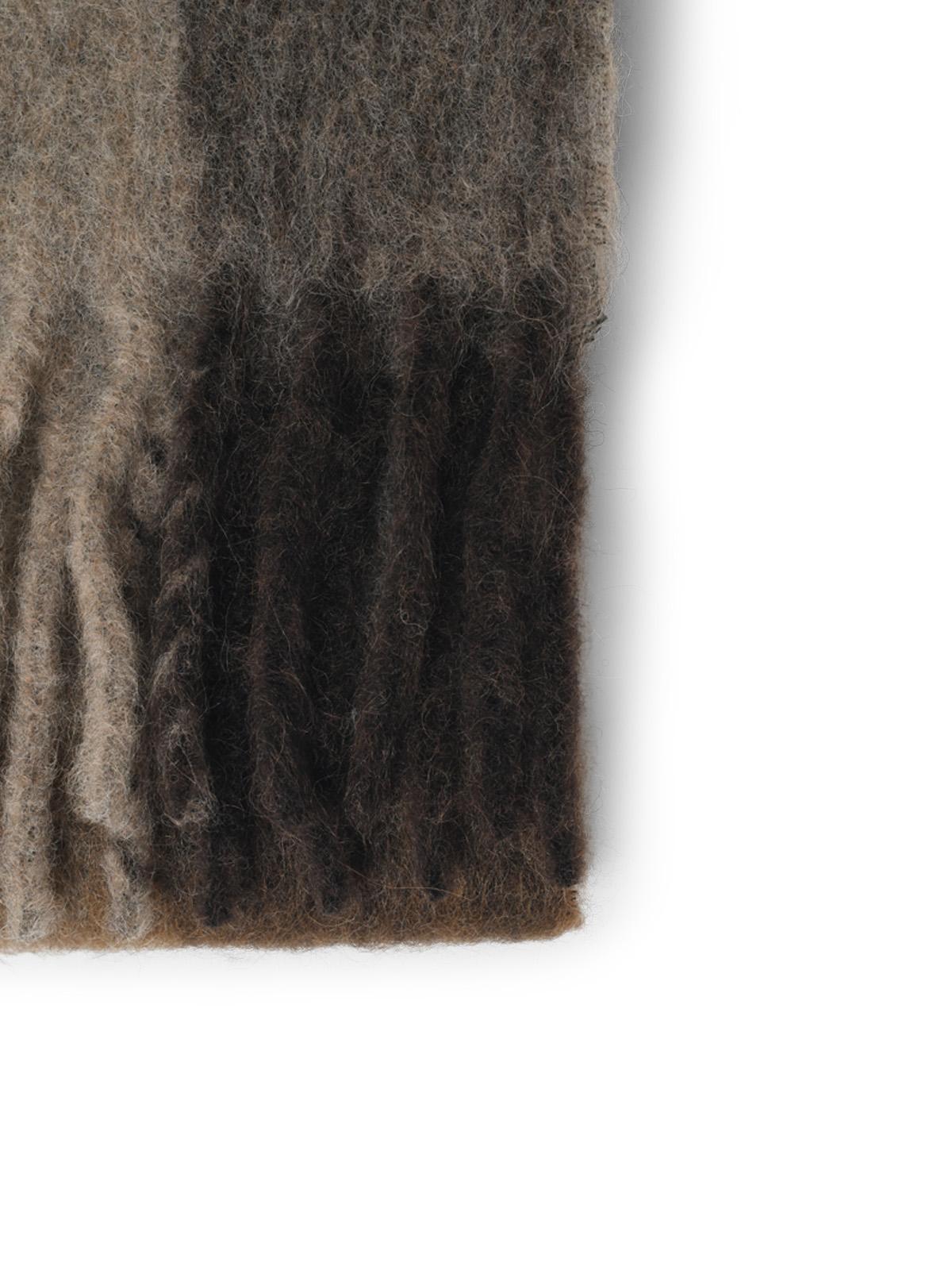 Acne Studios Brown Alpaca And Mohair Blend Scarf Women ACNE STUDIOS