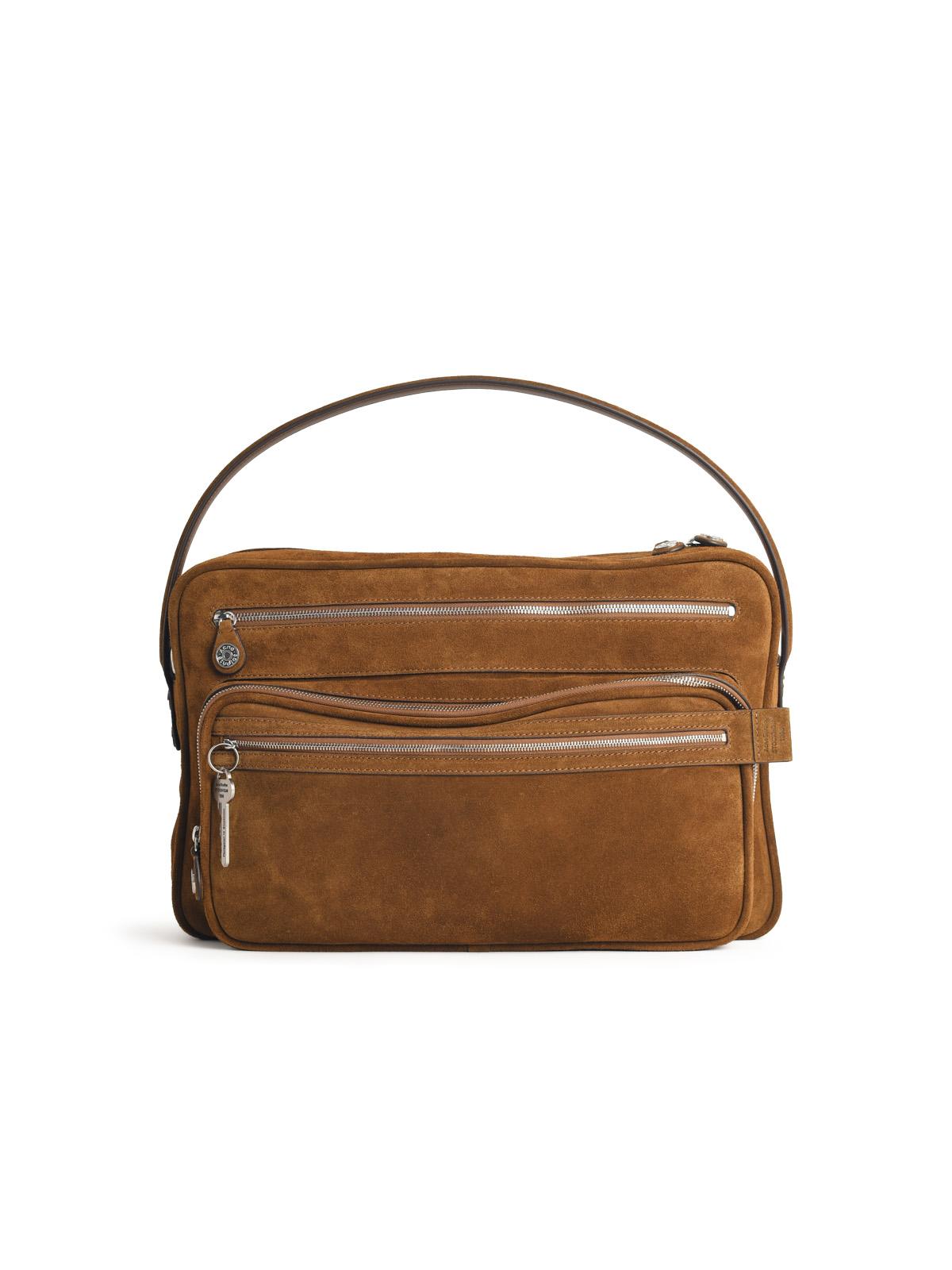Acne Studios 'Camero' Brown Cognac Suede Bag Women ACNE STUDIOS