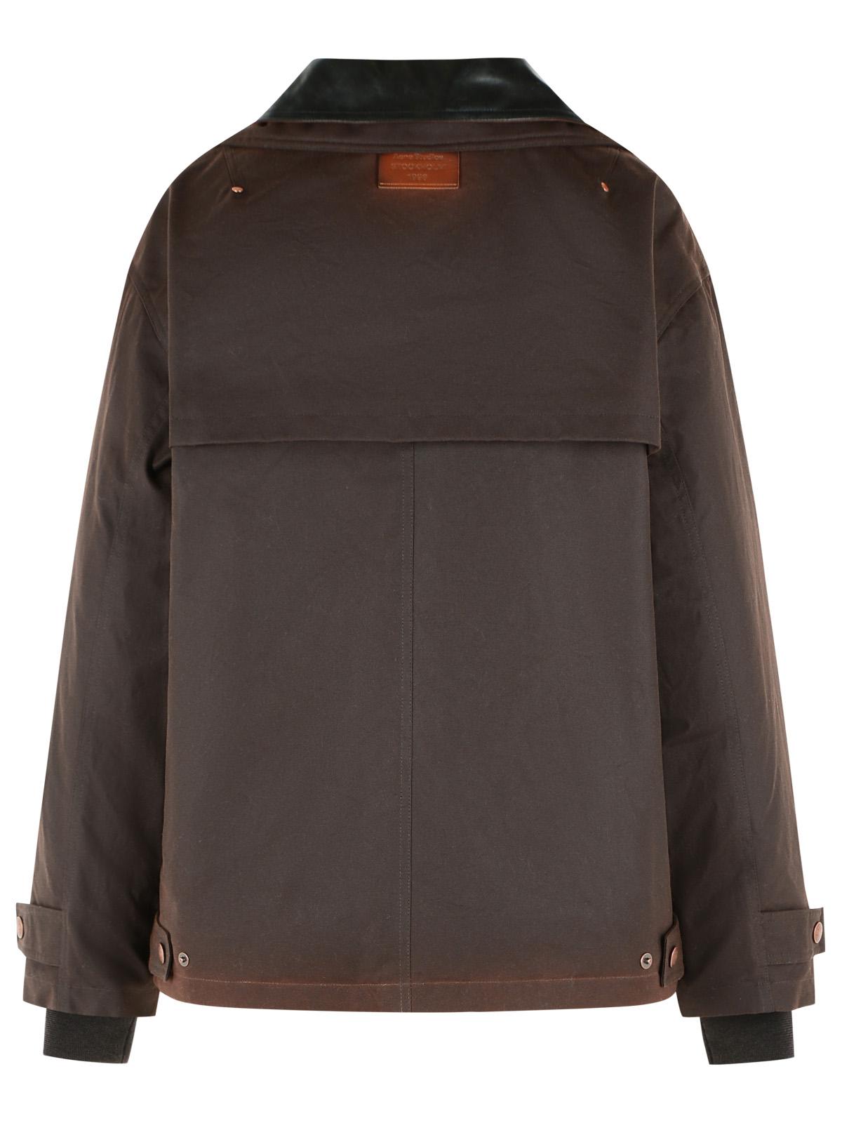 Acne Studios Dark Brown Cotton Jacket Women ACNE STUDIOS