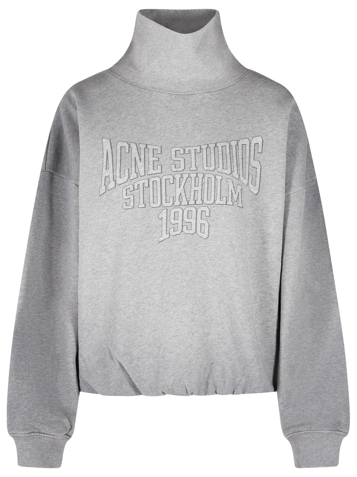 Acne Studios Gray Cotton Sweatshirt Women ACNE STUDIOS