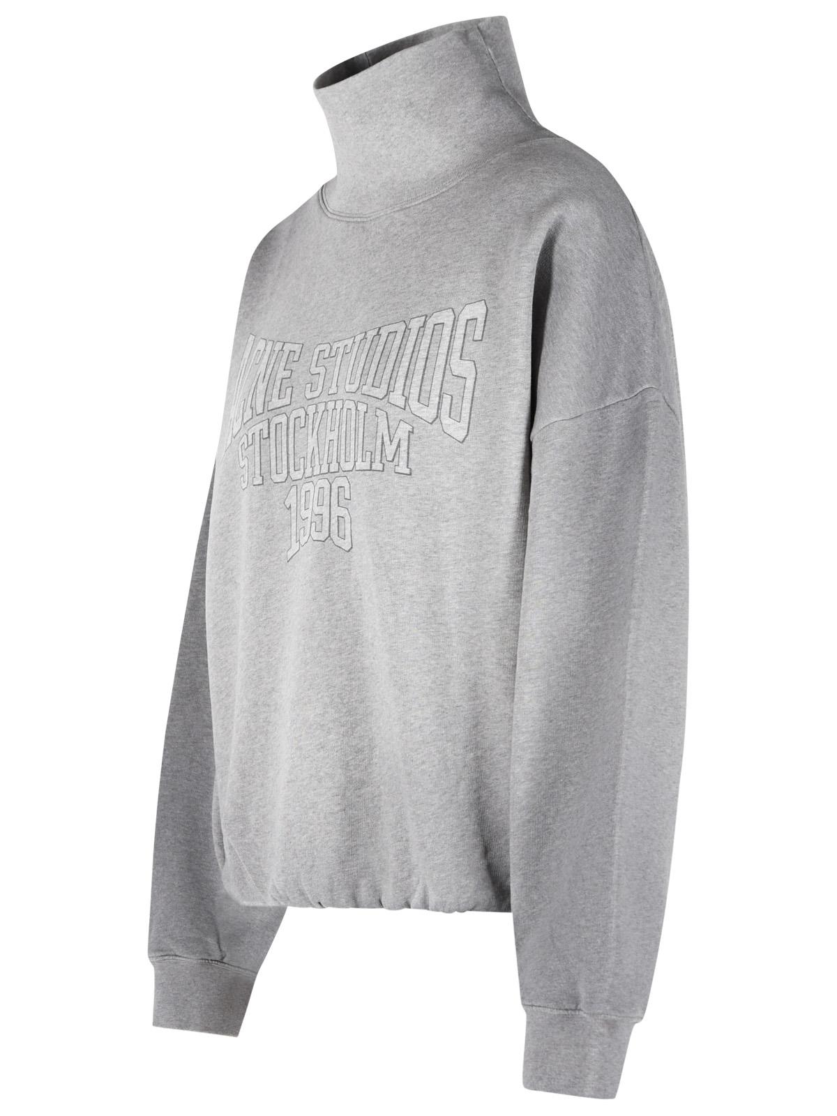 Acne Studios Gray Cotton Sweatshirt Women ACNE STUDIOS