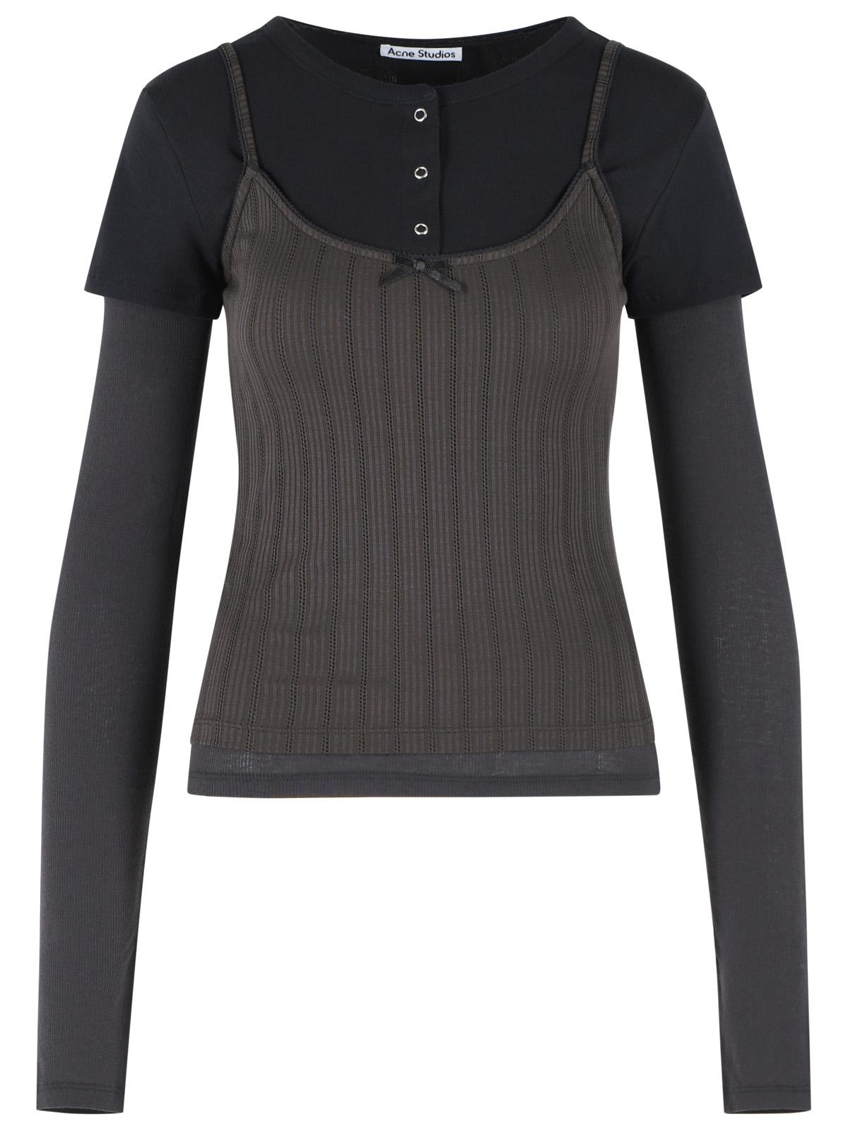 Acne Studios Black Lyocell T-Shirt Women ACNE STUDIOS