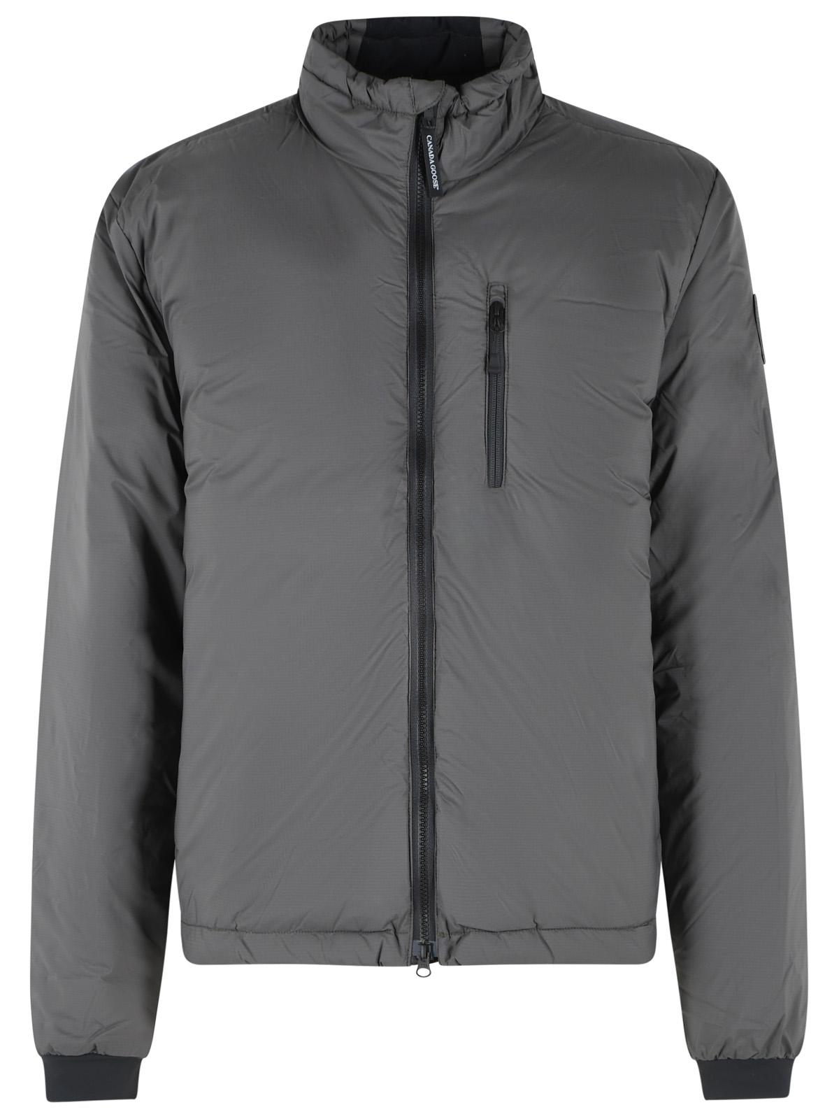 Canada Goose 'Lodge' Grey Polyamide Down Jacket Men CANADA GOOSE