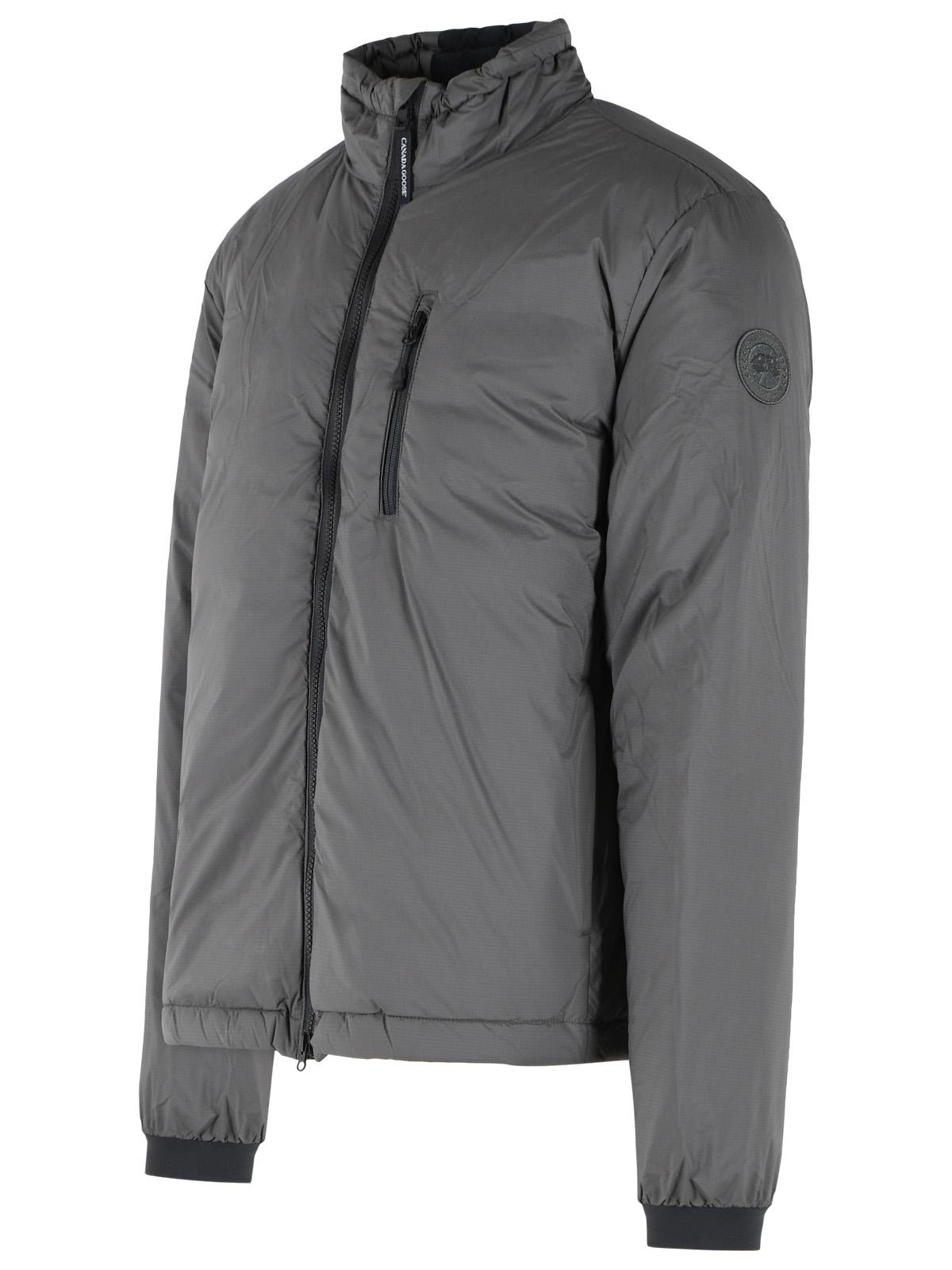 Canada Goose 'Lodge' Grey Polyamide Down Jacket Men CANADA GOOSE