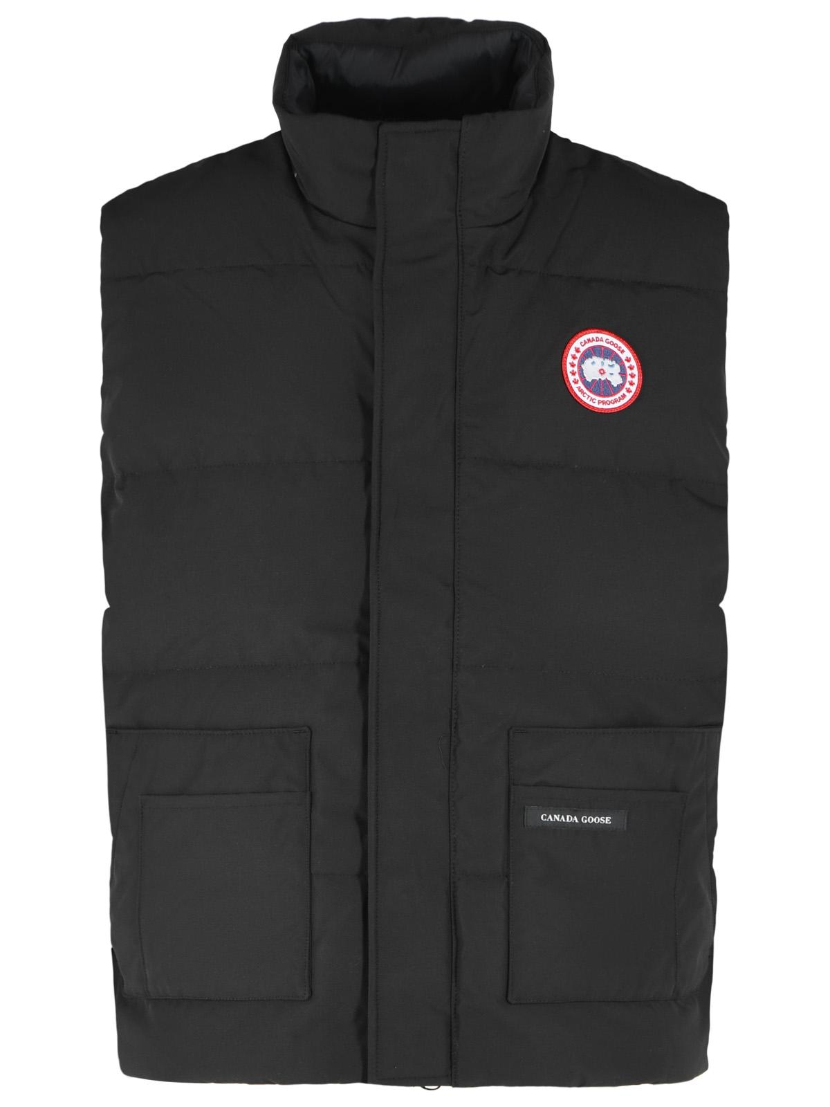 Canada Goose 'Legacy Freestyle' Vest In Polyester And Black Cotton Blend Men CANADA GOOSE
