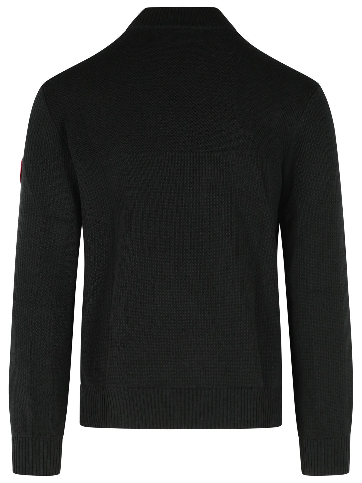 Canada Goose 'Hybridge' Padded Cardigan In Black Wool Blend Men CANADA GOOSE