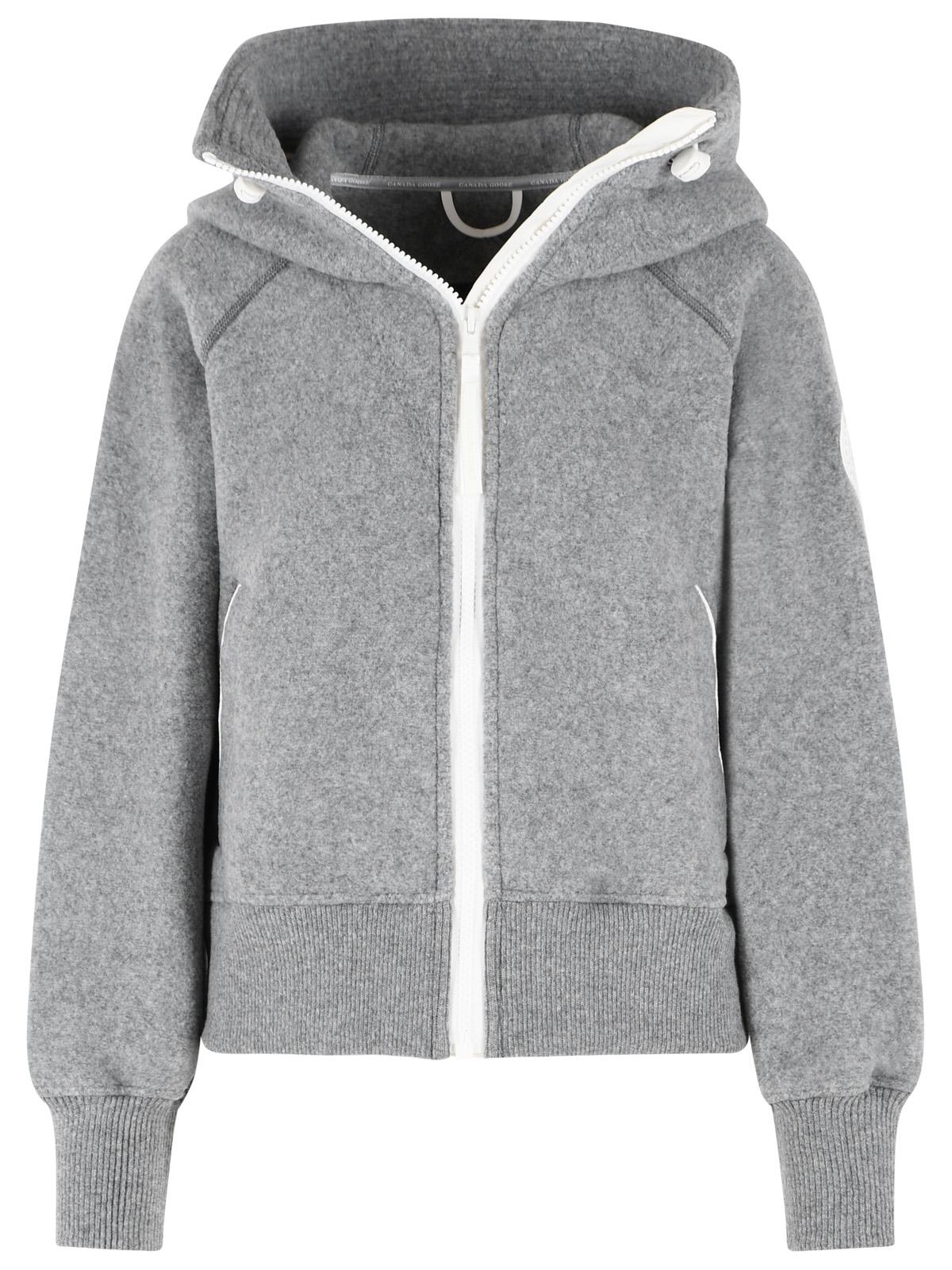 Canada Goose 'Chilliwack' Grey Wool Blend Bomber Jacket Women CANADA GOOSE