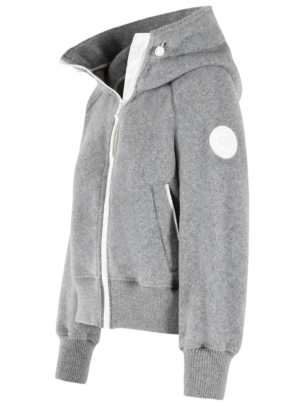 Canada Goose 'Chilliwack' Grey Wool Blend Bomber Jacket Women CANADA GOOSE